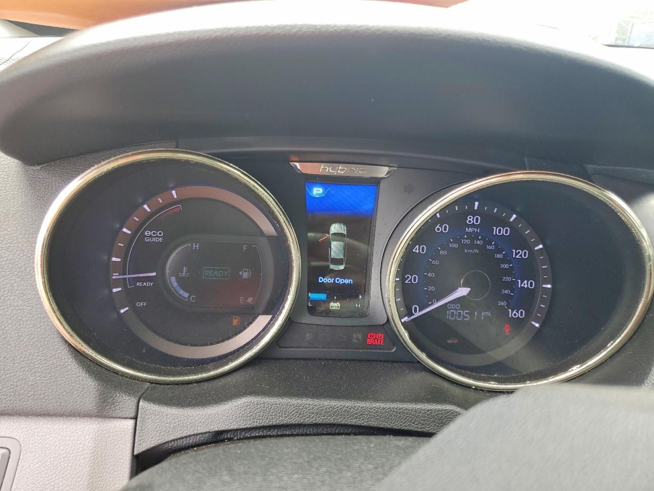 2012 Hyundai Sonata Hybrid Gray vin: KMHEC4A46CA024335
