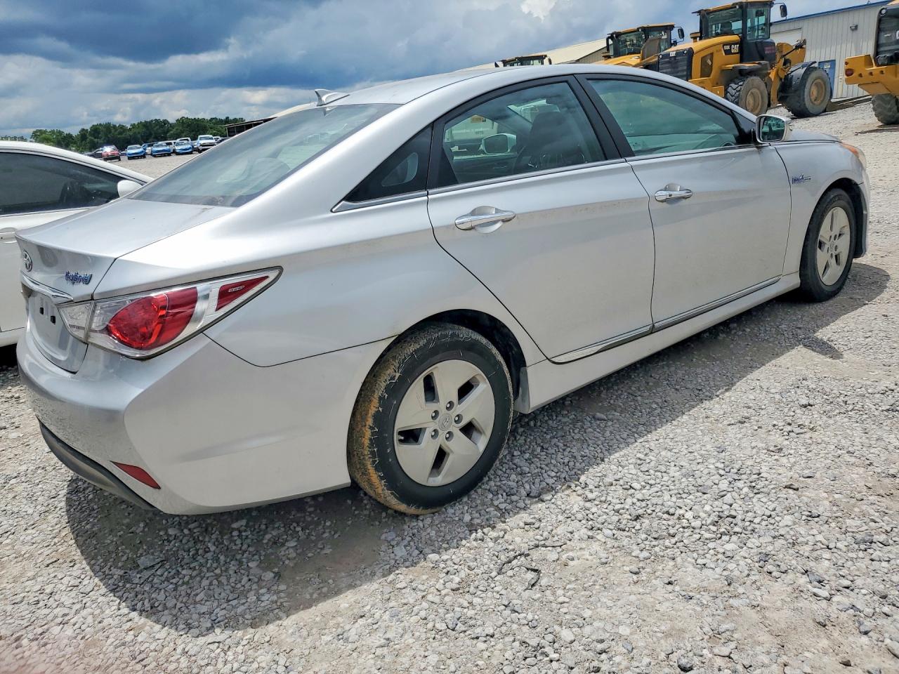 2012 Hyundai Sonata Hybrid Gray vin: KMHEC4A46CA024335