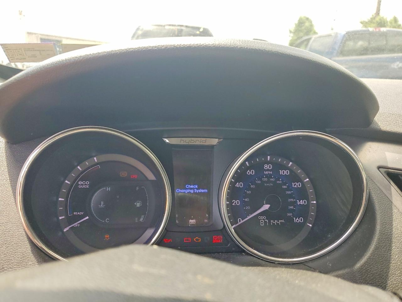 2012 Hyundai Sonata Hybrid Silver vin: KMHEC4A46CA039076