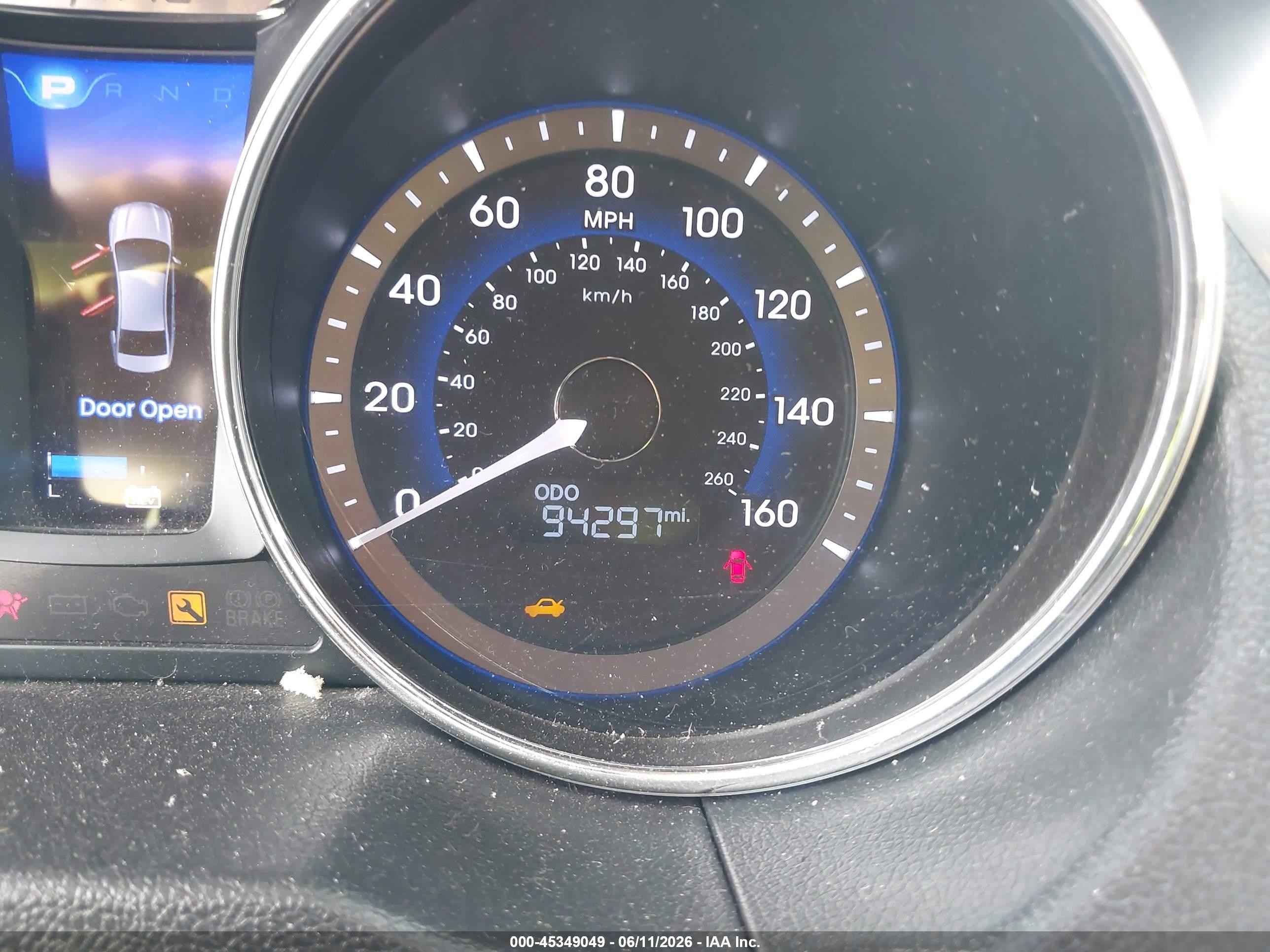 2012 Hyundai Sonata Hybrid   Silver vin: KMHEC4A46CA045251