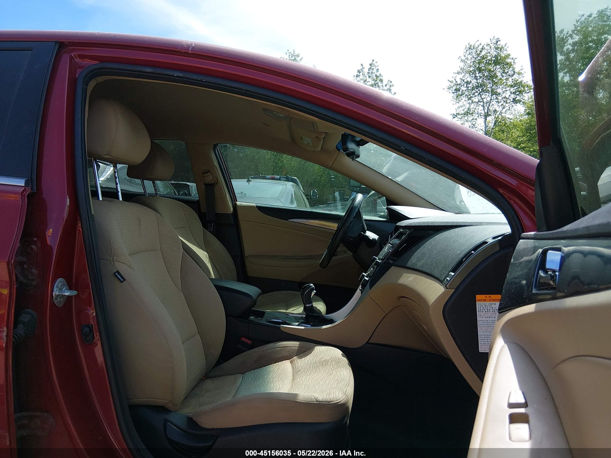 2012 Hyundai Sonata Hybrid   Red vin: KMHEC4A46CA063149