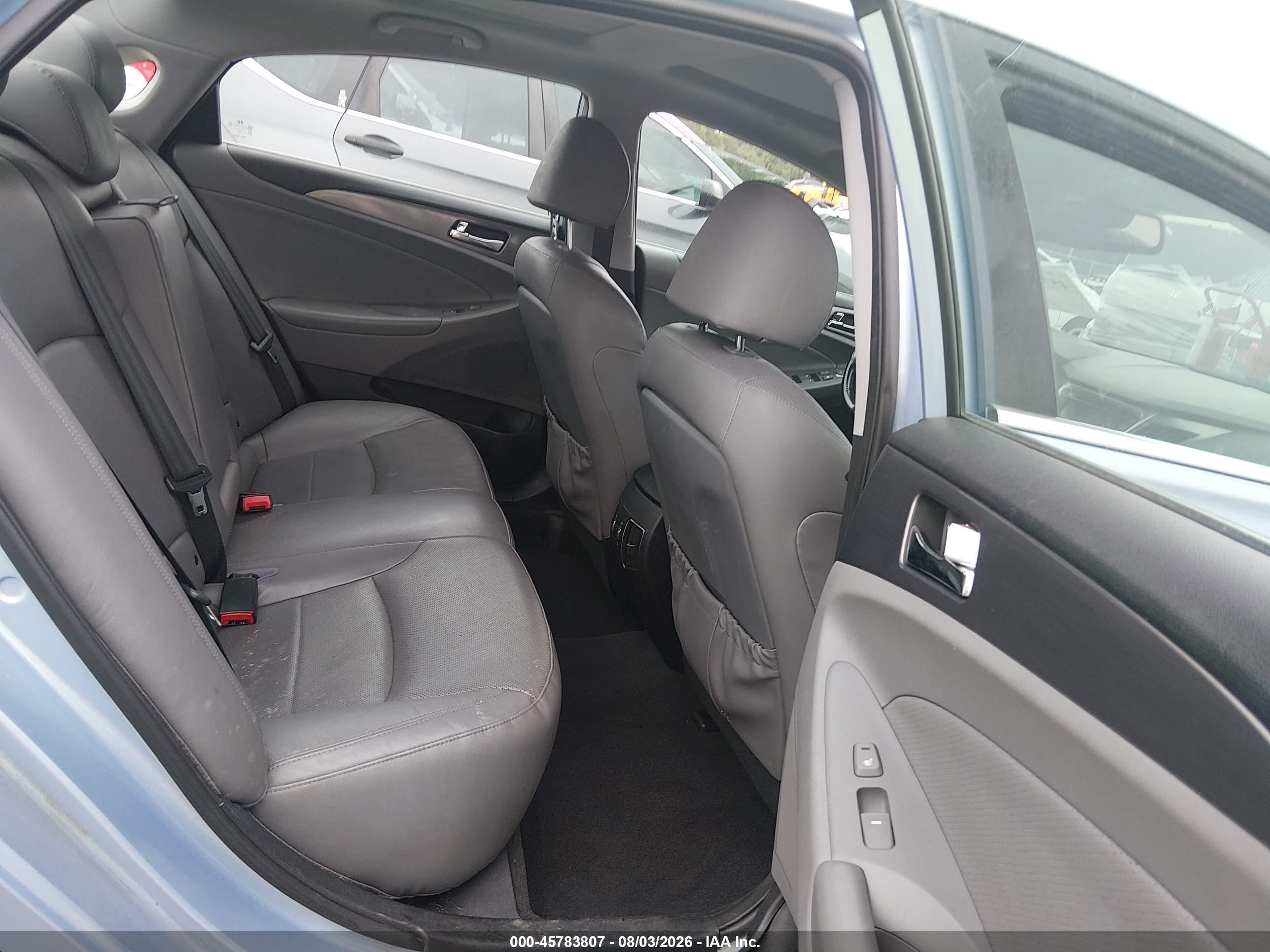 2013 Hyundai Sonata Hybrid Limited Light Blue vin: KMHEC4A46DA050287