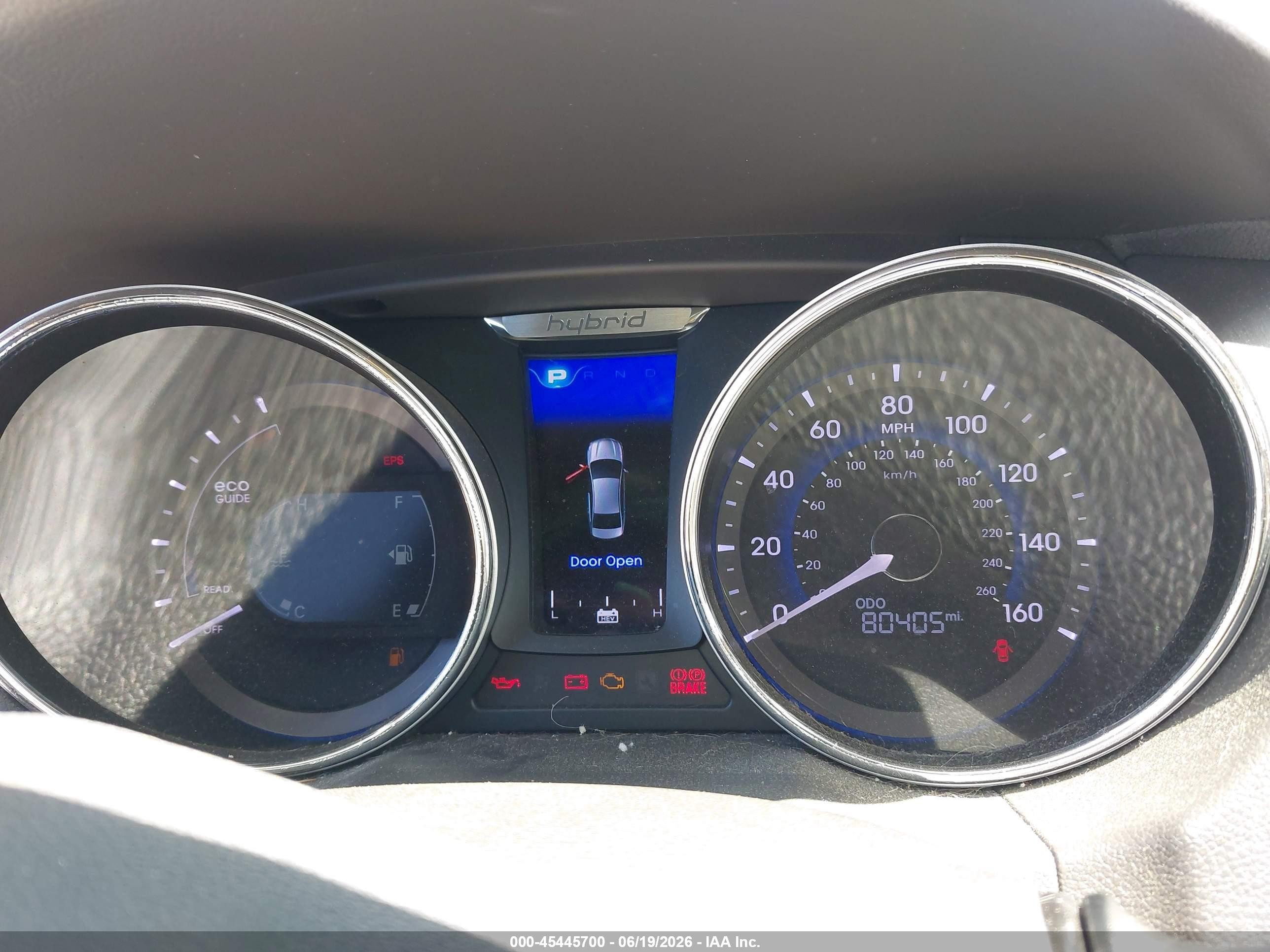 2013 Hyundai Sonata Hybrid Limited White vin: KMHEC4A46DA051343