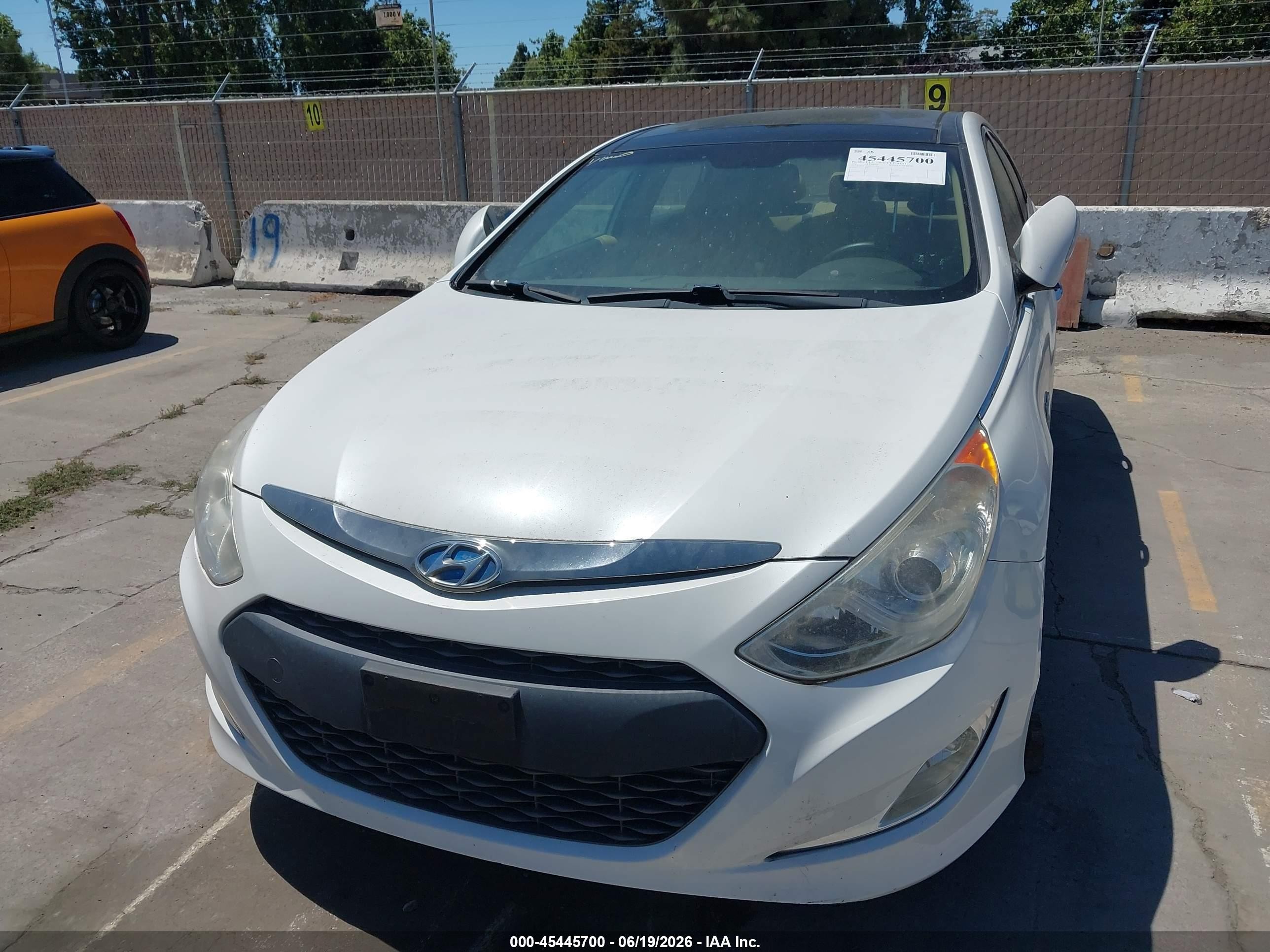 2013 Hyundai Sonata Hybrid Limited White vin: KMHEC4A46DA051343