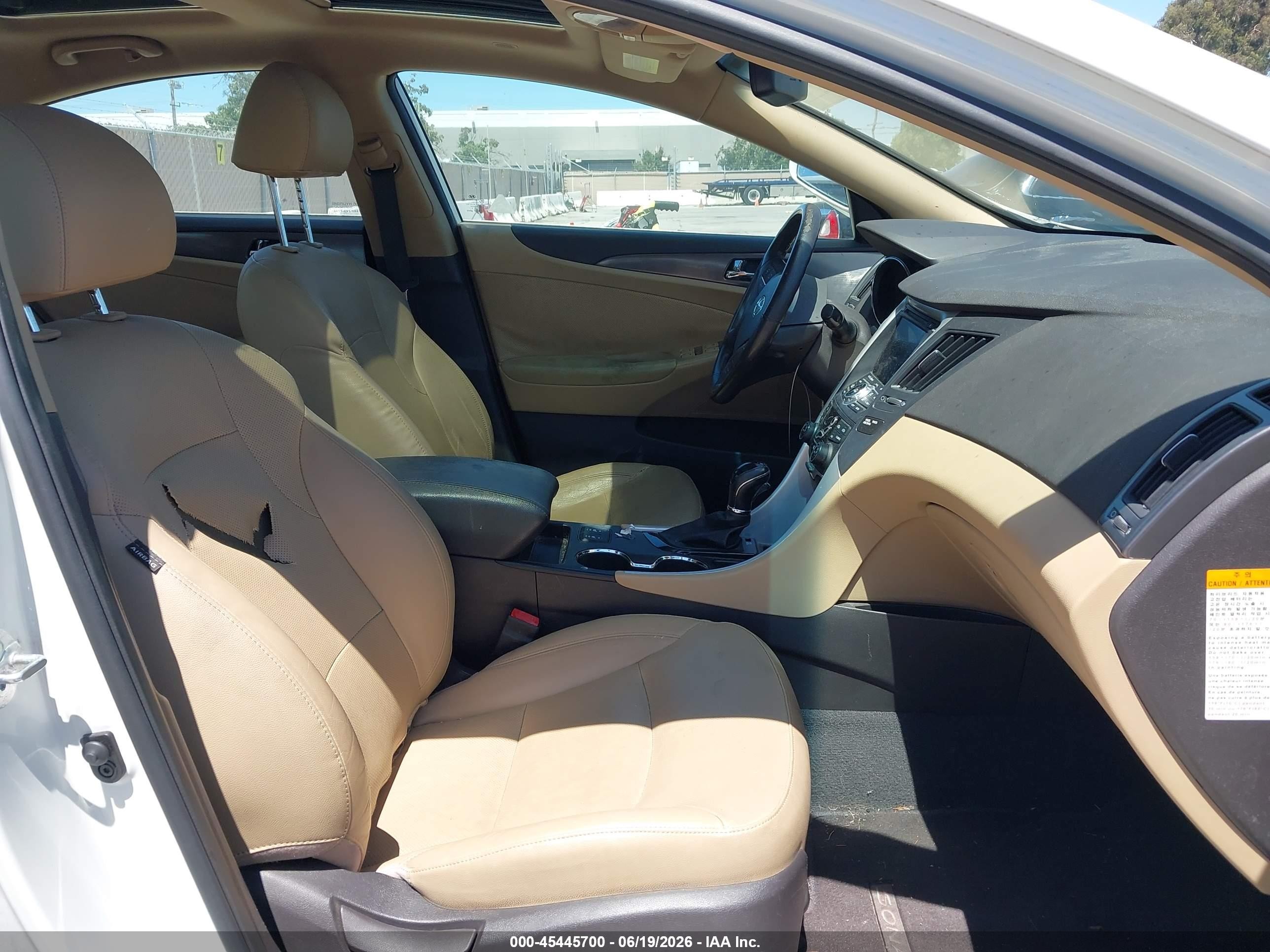 2013 Hyundai Sonata Hybrid Limited White vin: KMHEC4A46DA051343