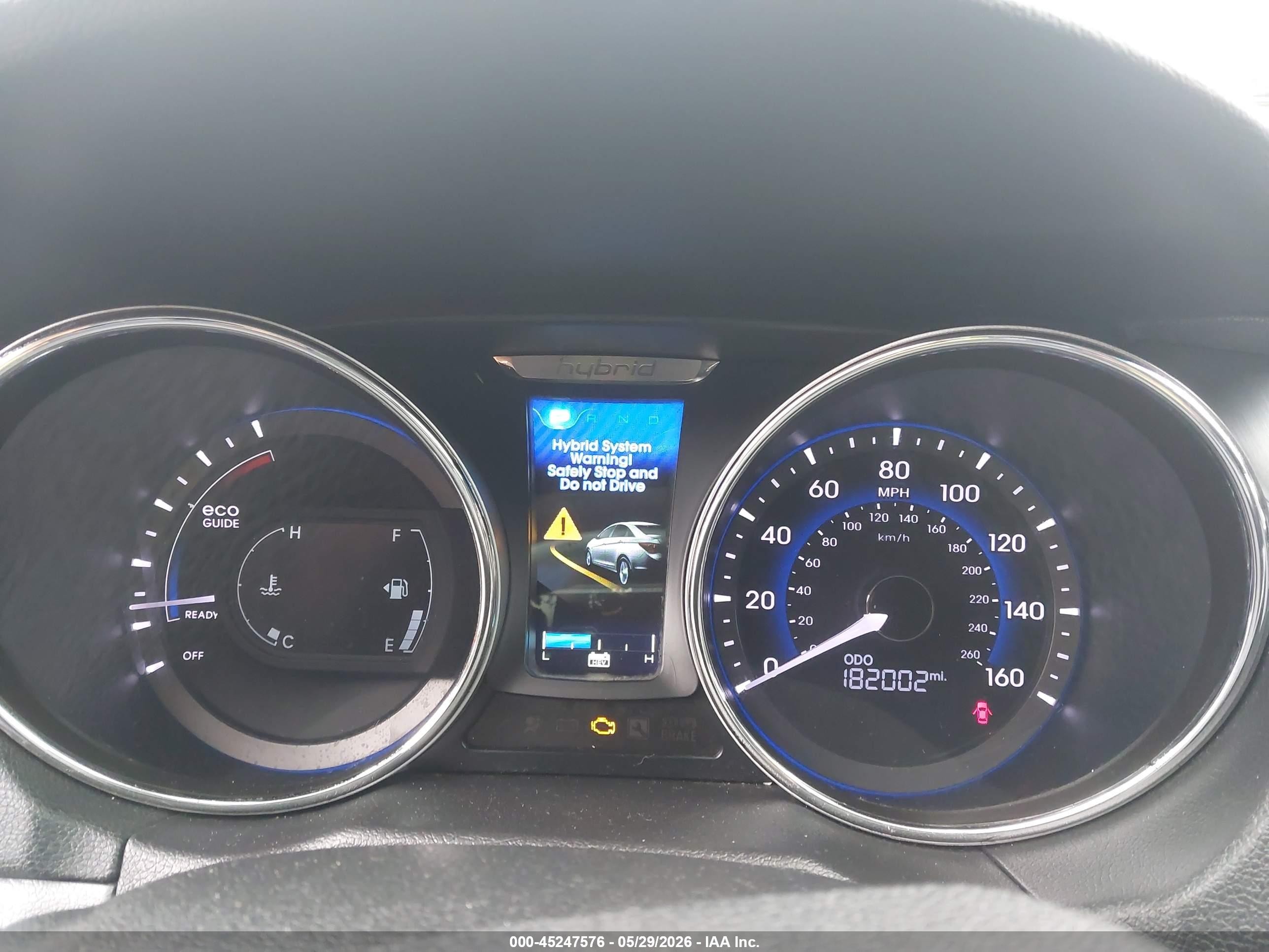 2013 Hyundai Sonata Hybrid   White vin: KMHEC4A46DA067560