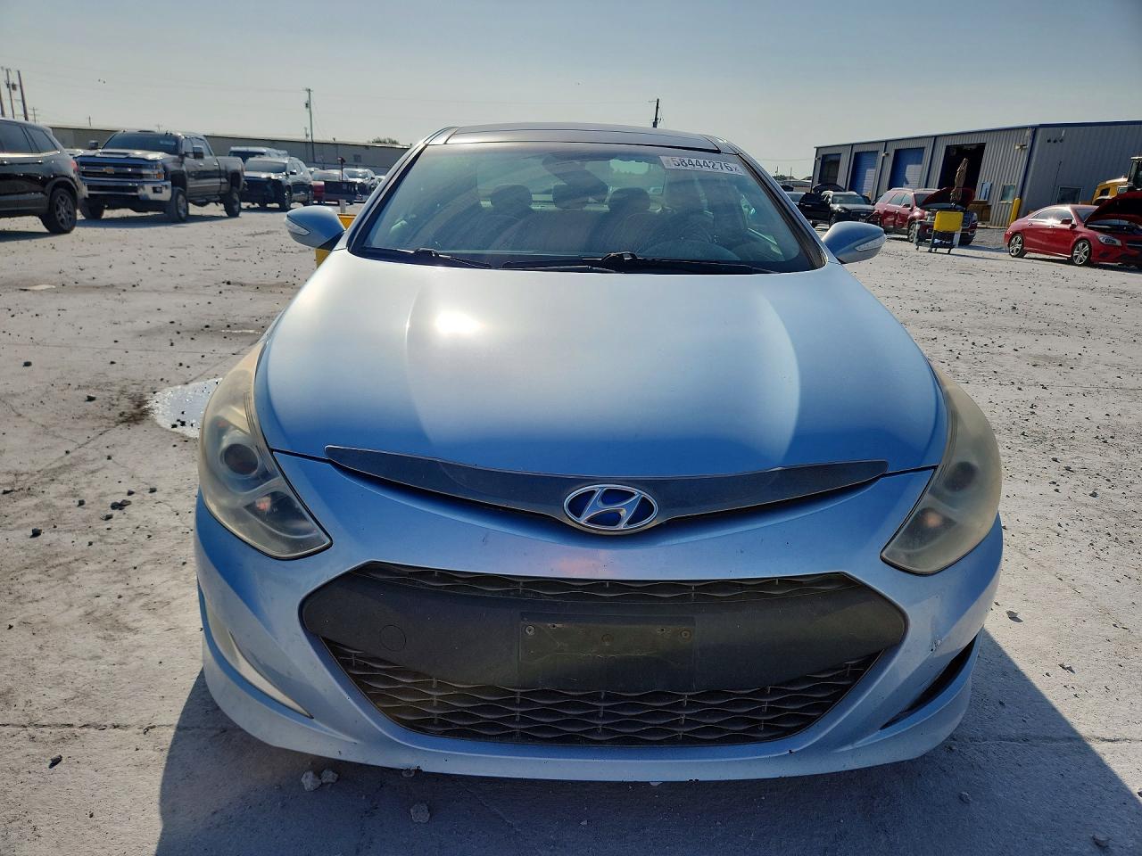 2013 Hyundai Sonata Hybrid Blue vin: KMHEC4A46DA067994