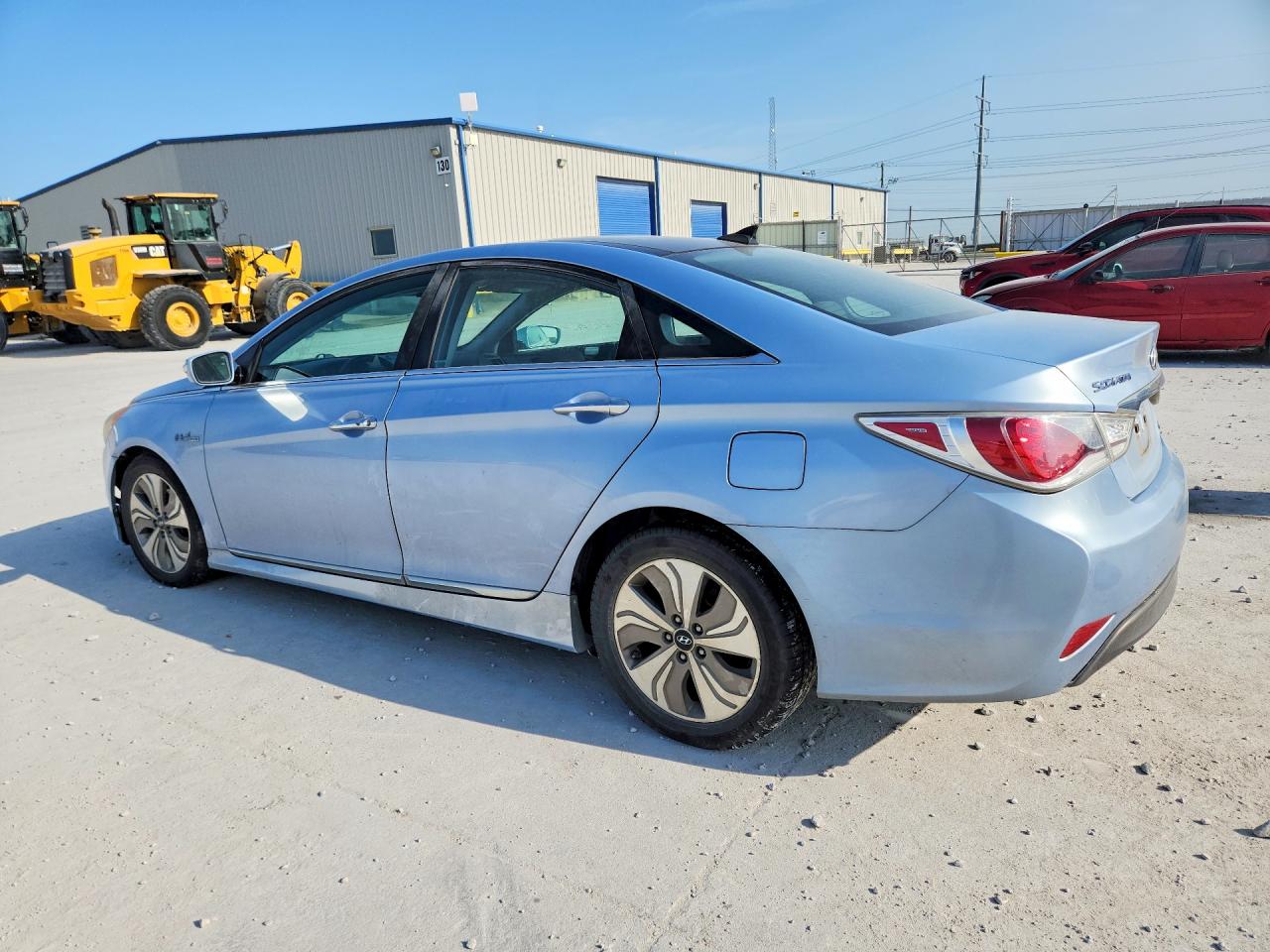 2013 Hyundai Sonata Hybrid Blue vin: KMHEC4A46DA067994