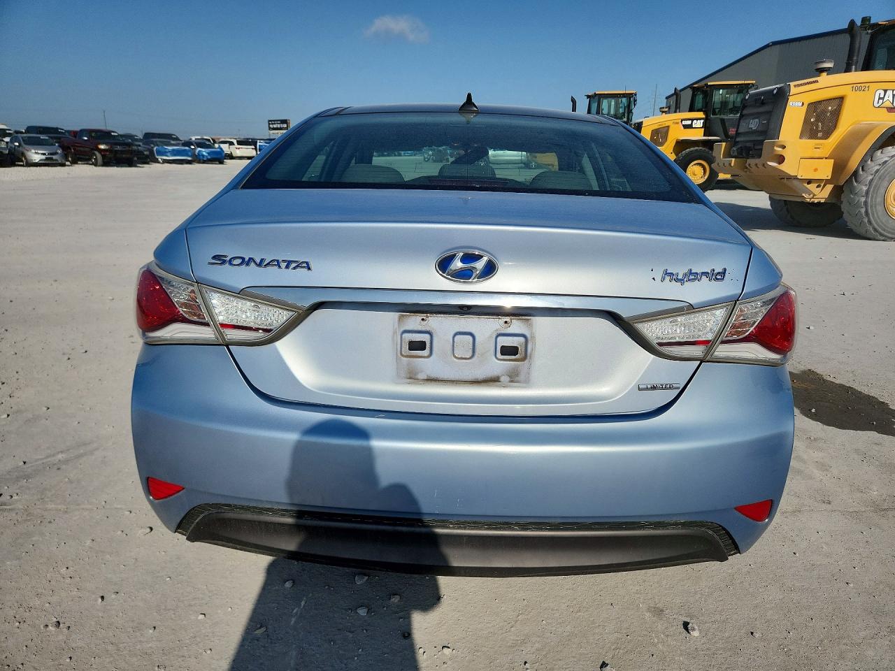 2013 Hyundai Sonata Hybrid Blue vin: KMHEC4A46DA067994