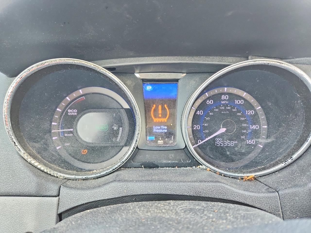 2013 Hyundai Sonata Hybrid Blue vin: KMHEC4A46DA067994