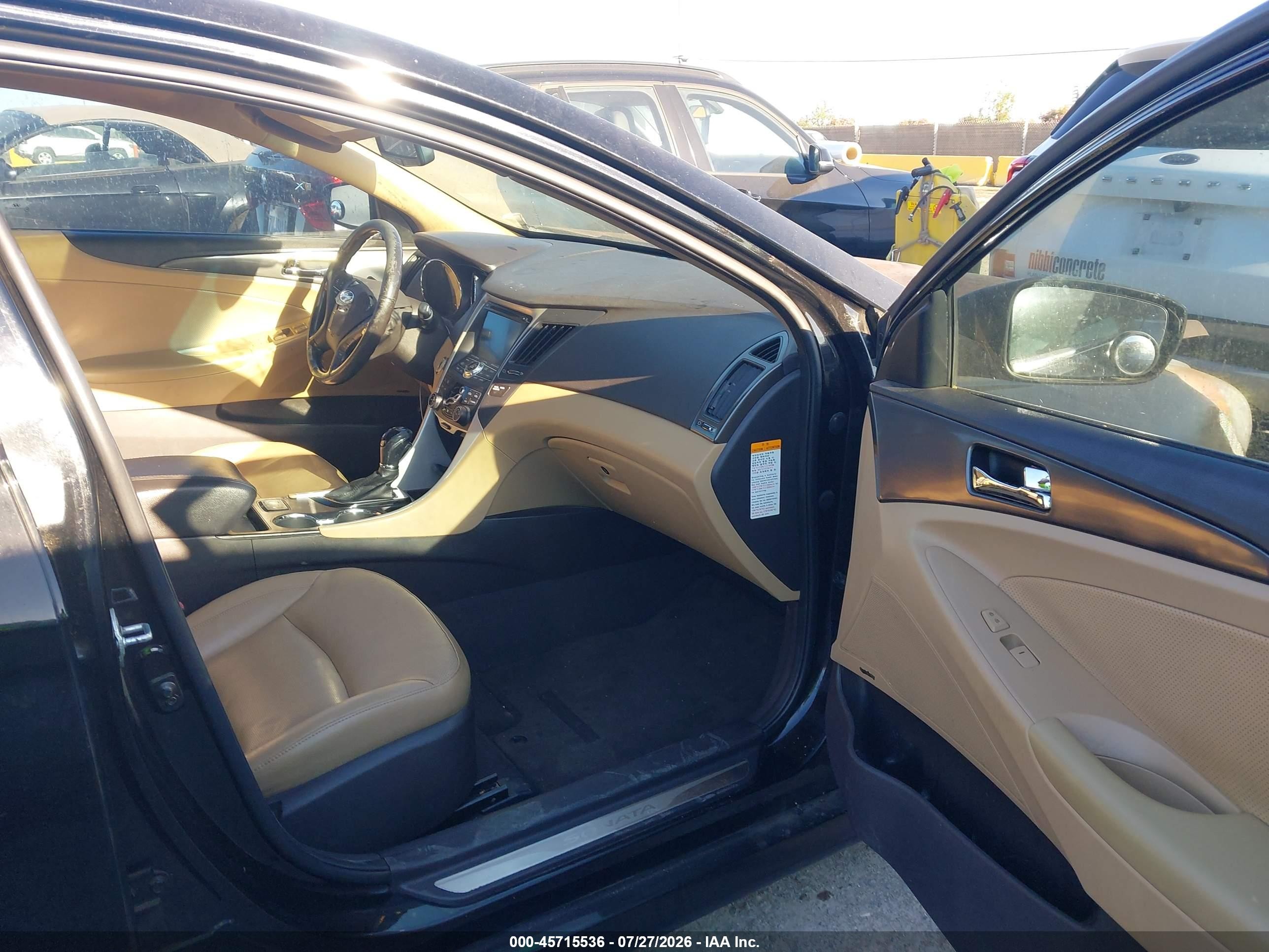 2013 Hyundai Sonata Hybrid Limited Black vin: KMHEC4A46DA076663