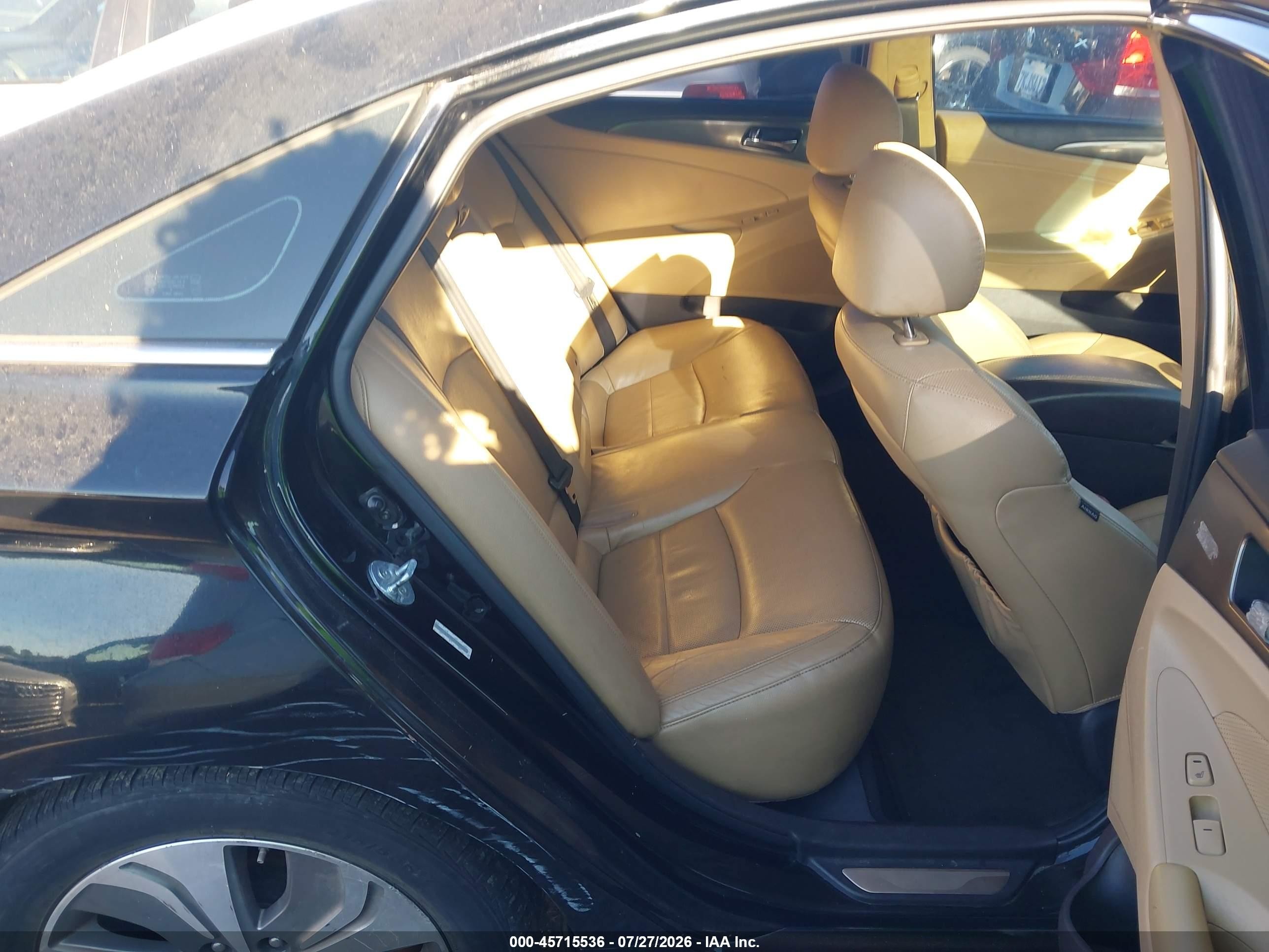 2013 Hyundai Sonata Hybrid Limited Black vin: KMHEC4A46DA076663