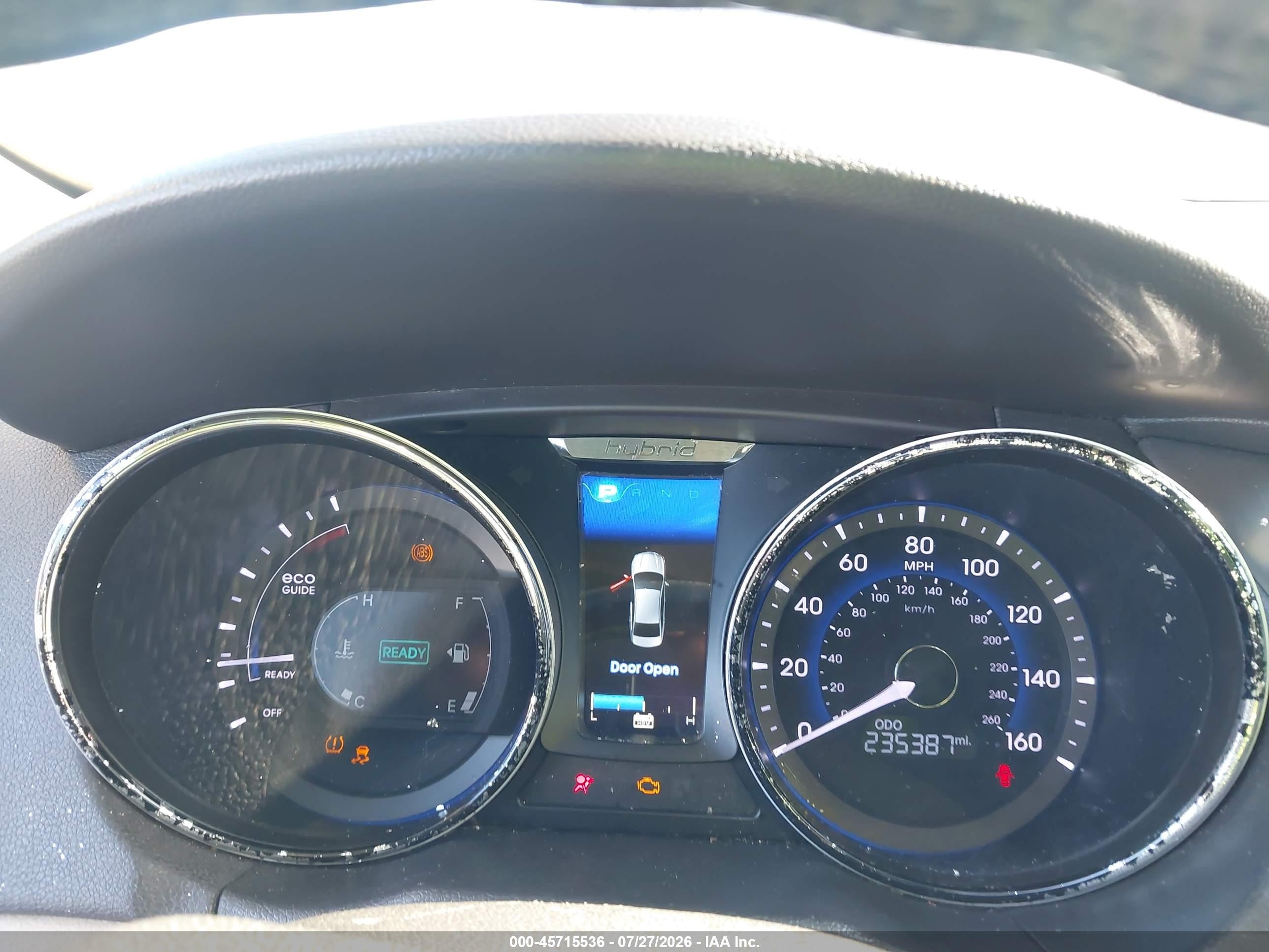 2013 Hyundai Sonata Hybrid Limited Black vin: KMHEC4A46DA076663