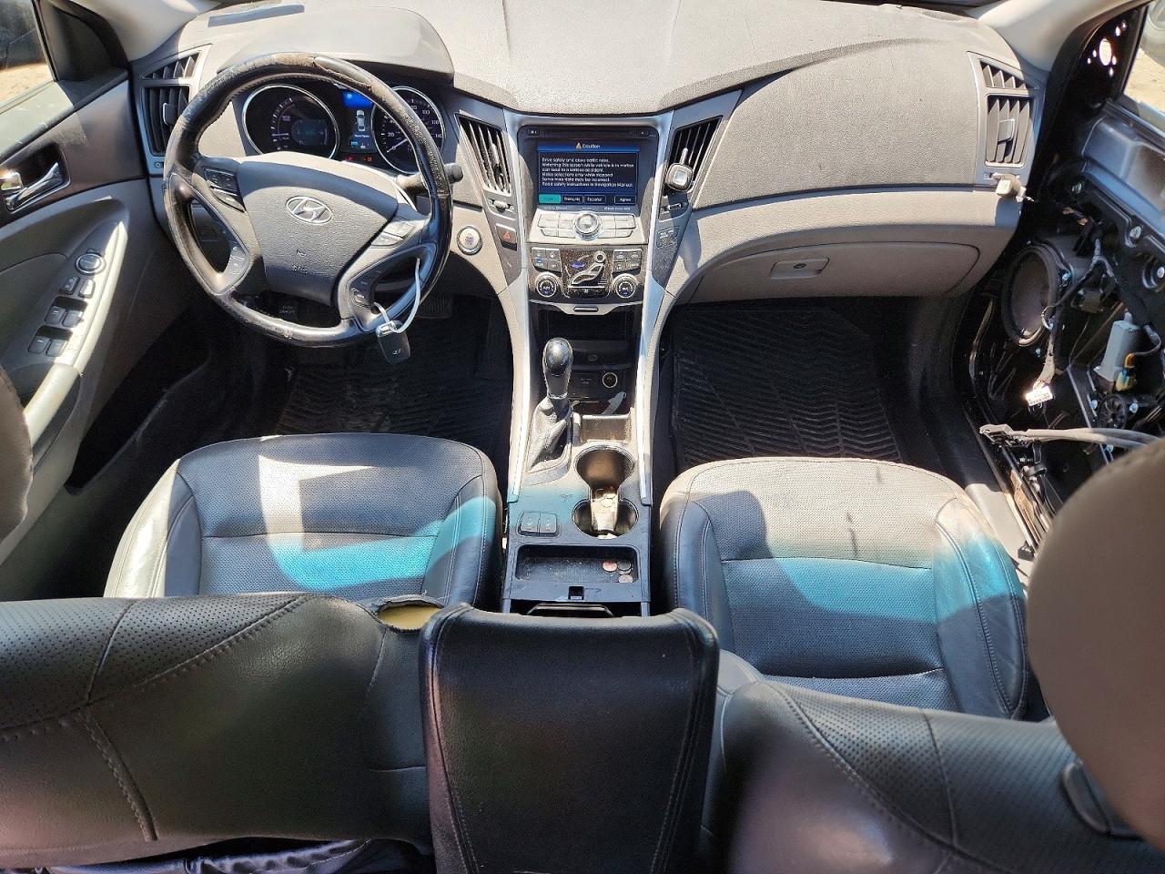 2013 Hyundai Sonata Hybrid Черный vin: KMHEC4A46DA098940