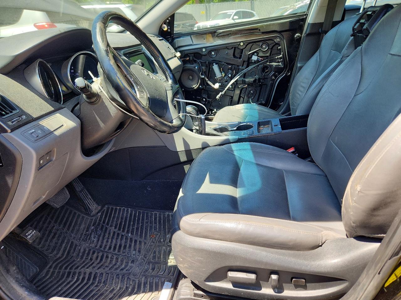 2013 Hyundai Sonata Hybrid Черный vin: KMHEC4A46DA098940