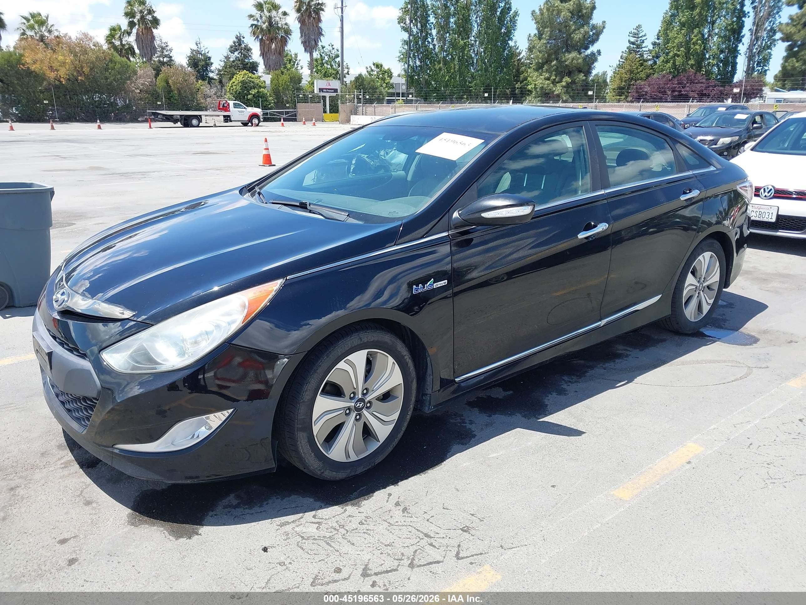 2013 Hyundai Sonata Hybrid Limited Black vin: KMHEC4A46DA101254