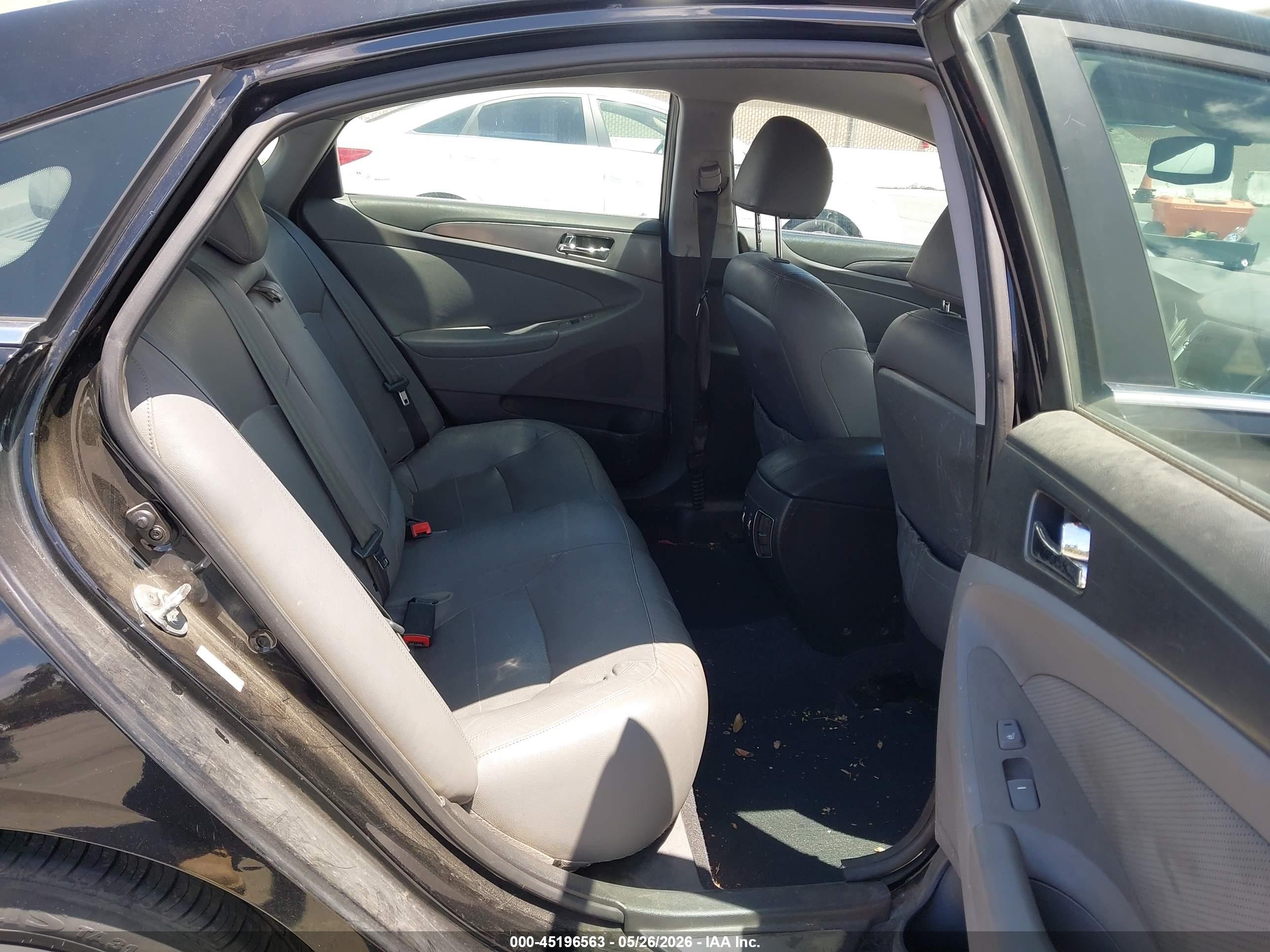 2013 Hyundai Sonata Hybrid Limited Black vin: KMHEC4A46DA101254