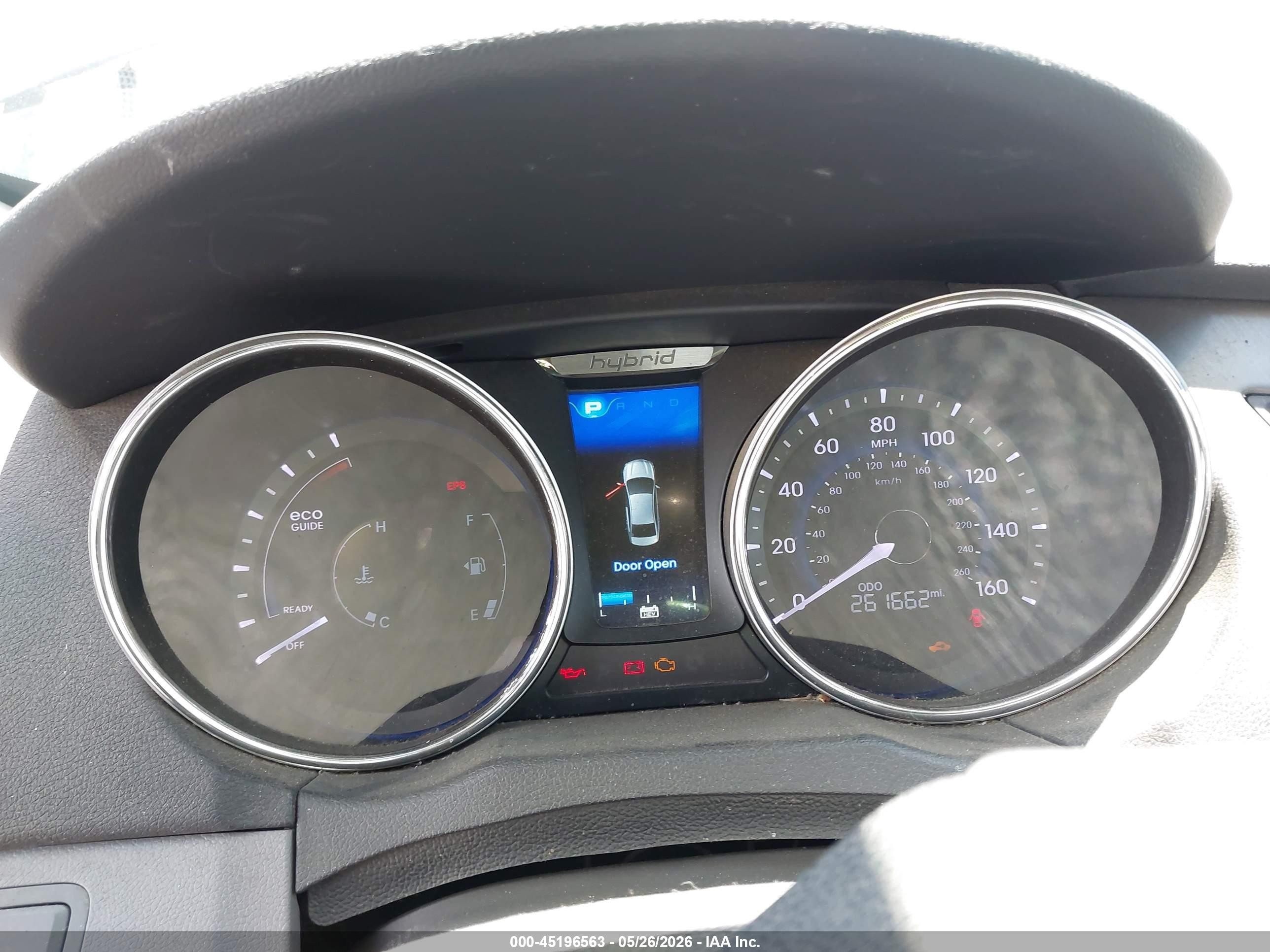 2013 Hyundai Sonata Hybrid Limited Black vin: KMHEC4A46DA101254