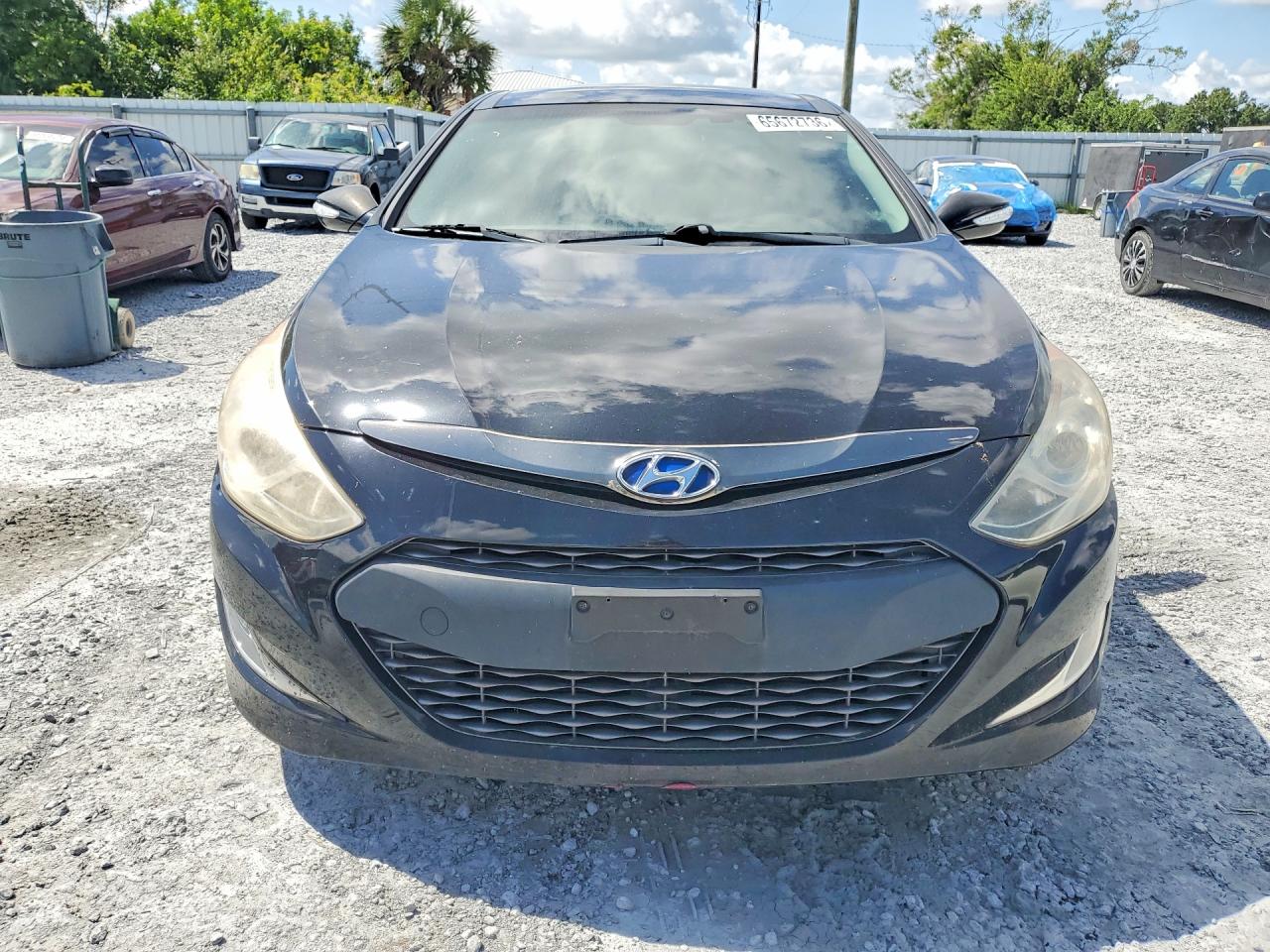 2014 Hyundai Sonata Hybrid Black vin: KMHEC4A46EA105919