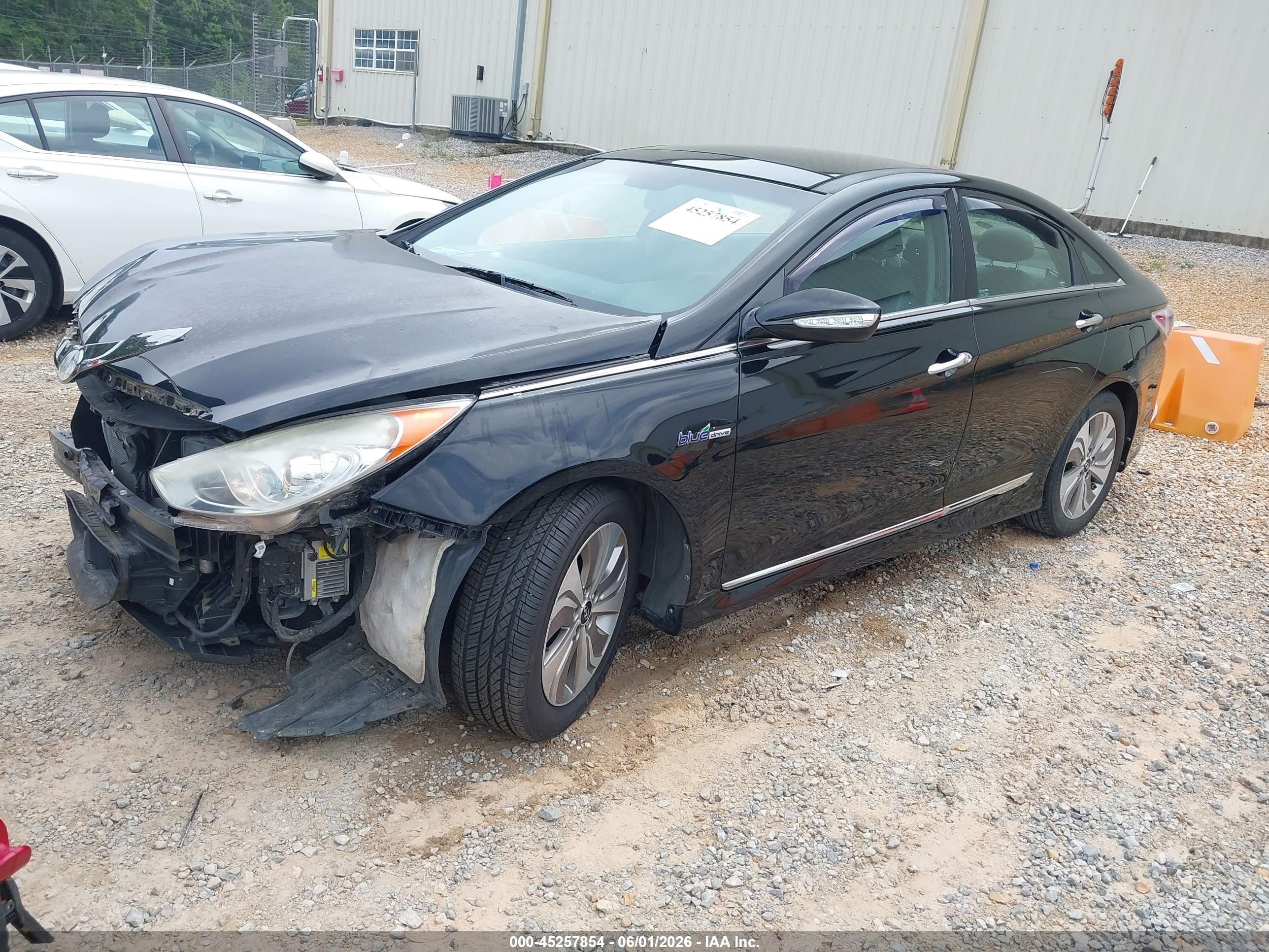 2014 Hyundai Sonata Hybrid Limited Black vin: KMHEC4A46EA108870