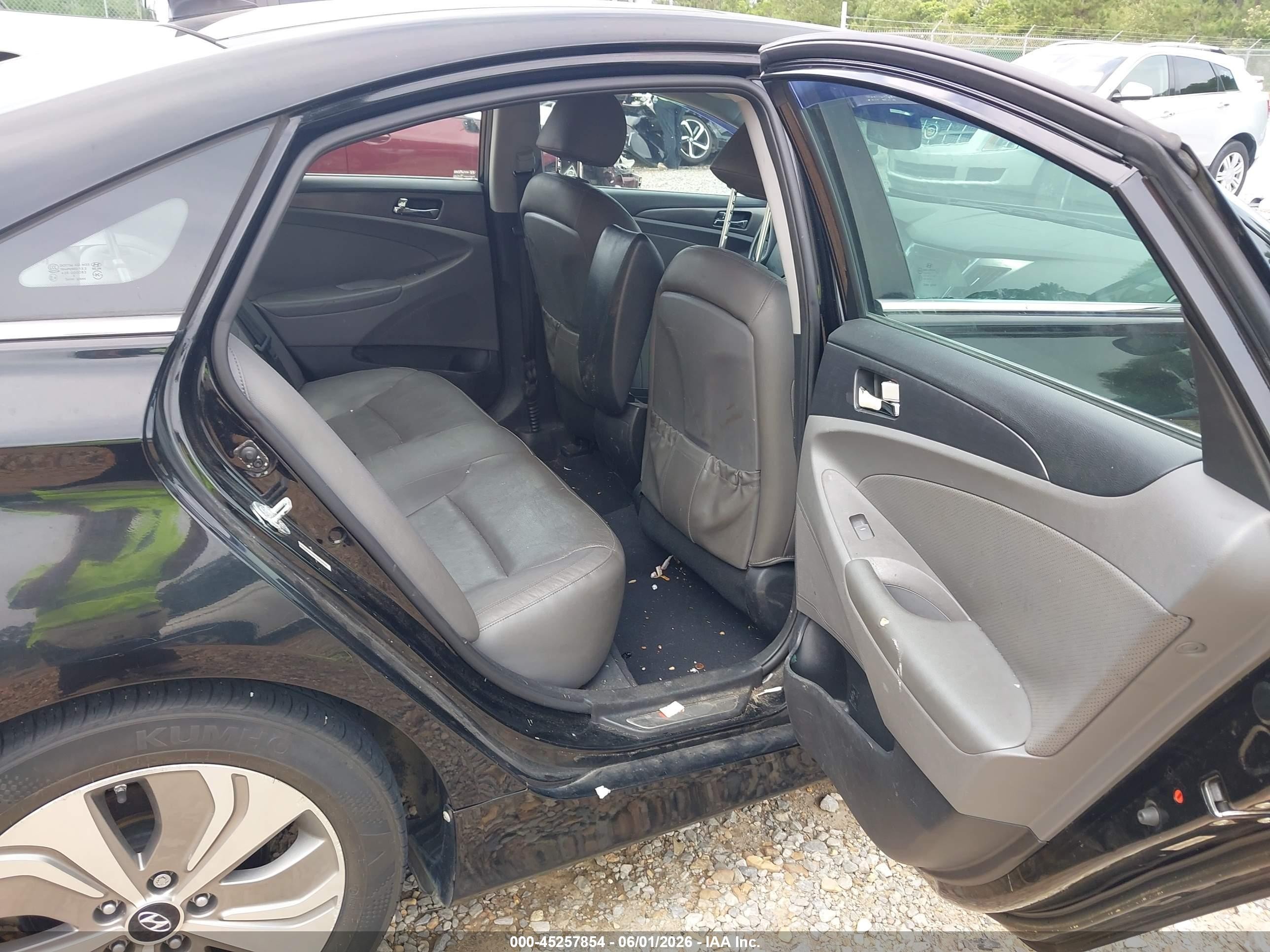 2014 Hyundai Sonata Hybrid Limited Black vin: KMHEC4A46EA108870