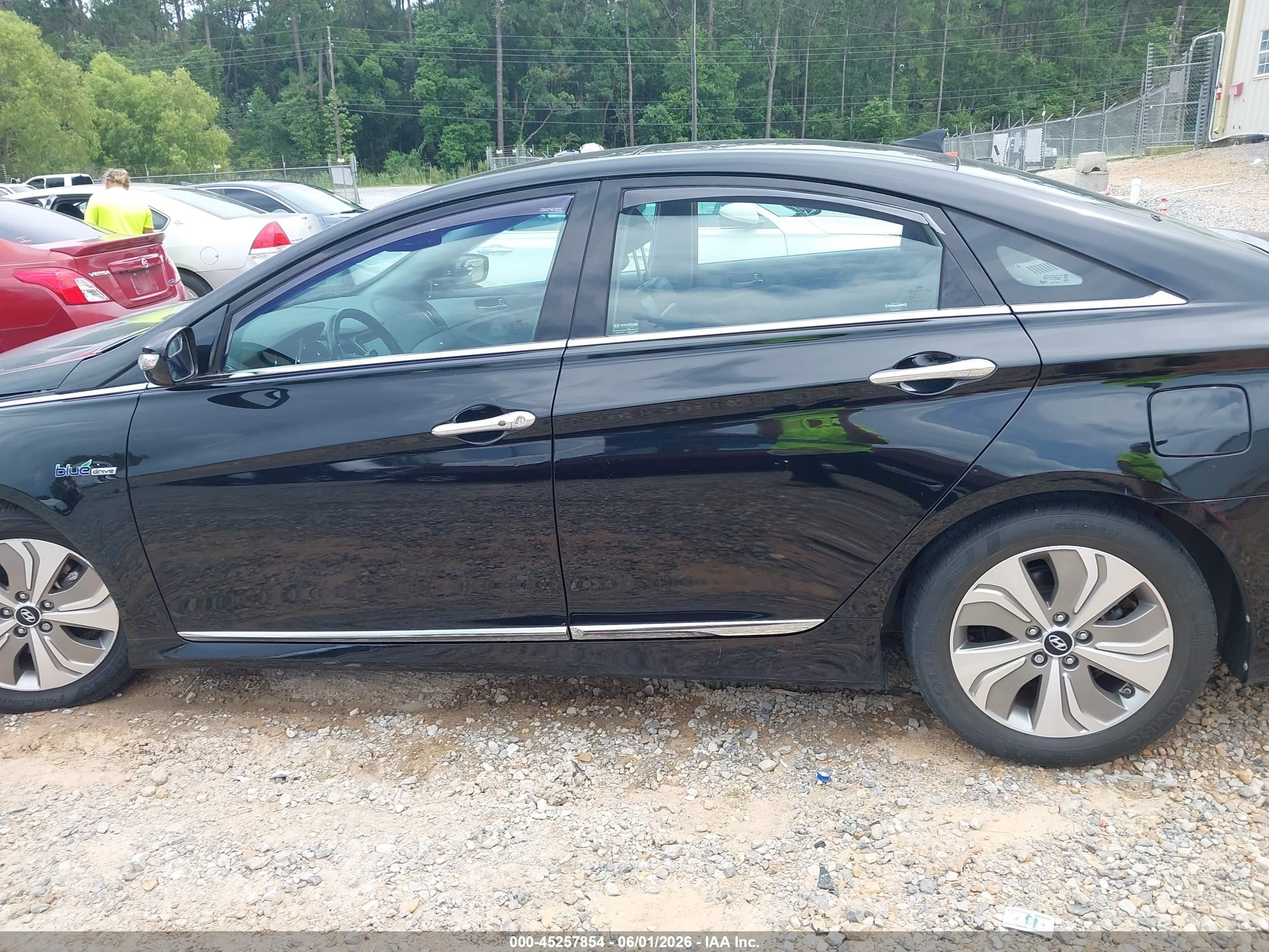 2014 Hyundai Sonata Hybrid Limited Black vin: KMHEC4A46EA108870