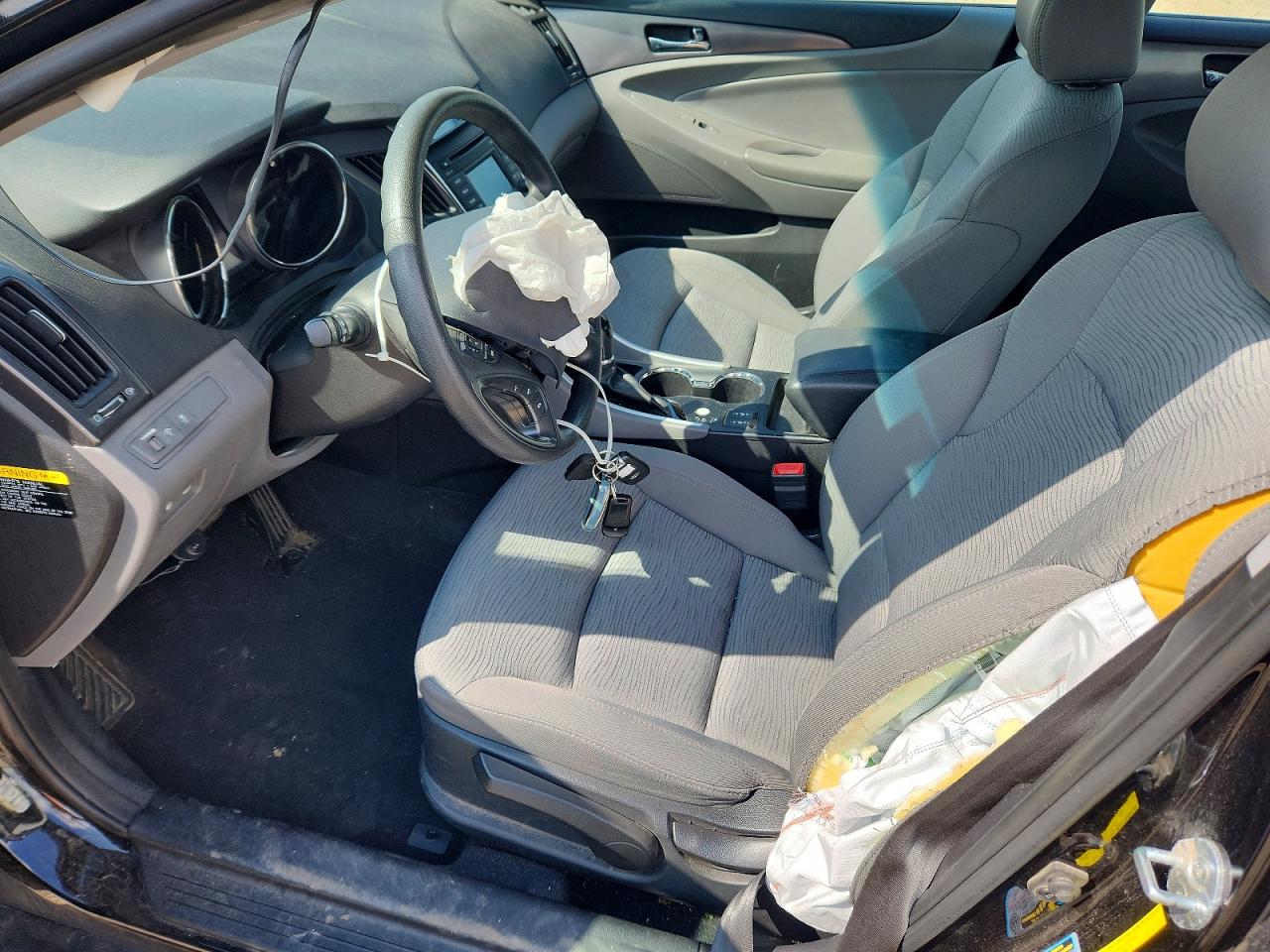 2014 Hyundai Sonata Hybrid Black vin: KMHEC4A46EA110053