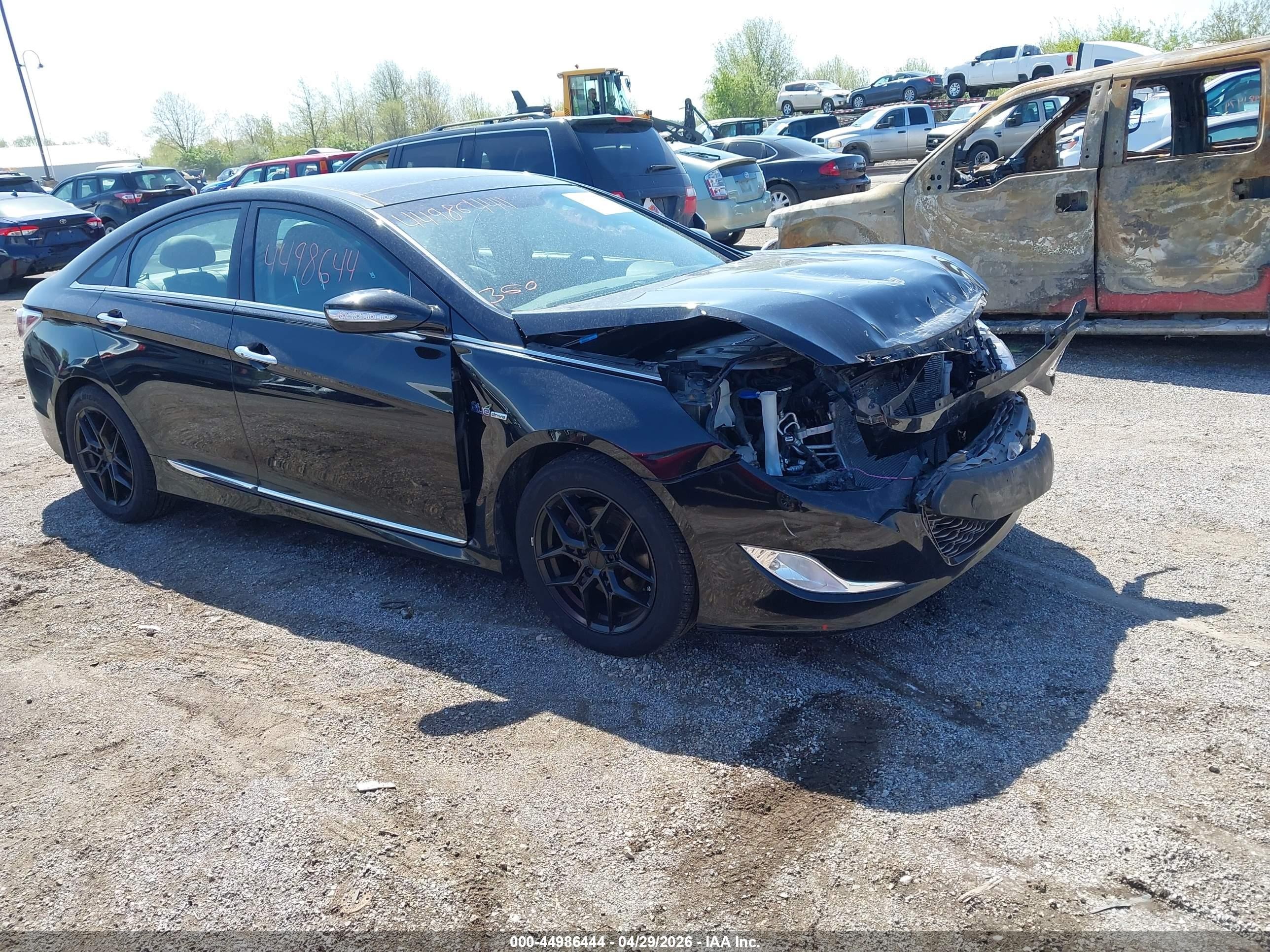 2014 Hyundai Sonata Hybrid Limited Black vin: KMHEC4A46EA111302