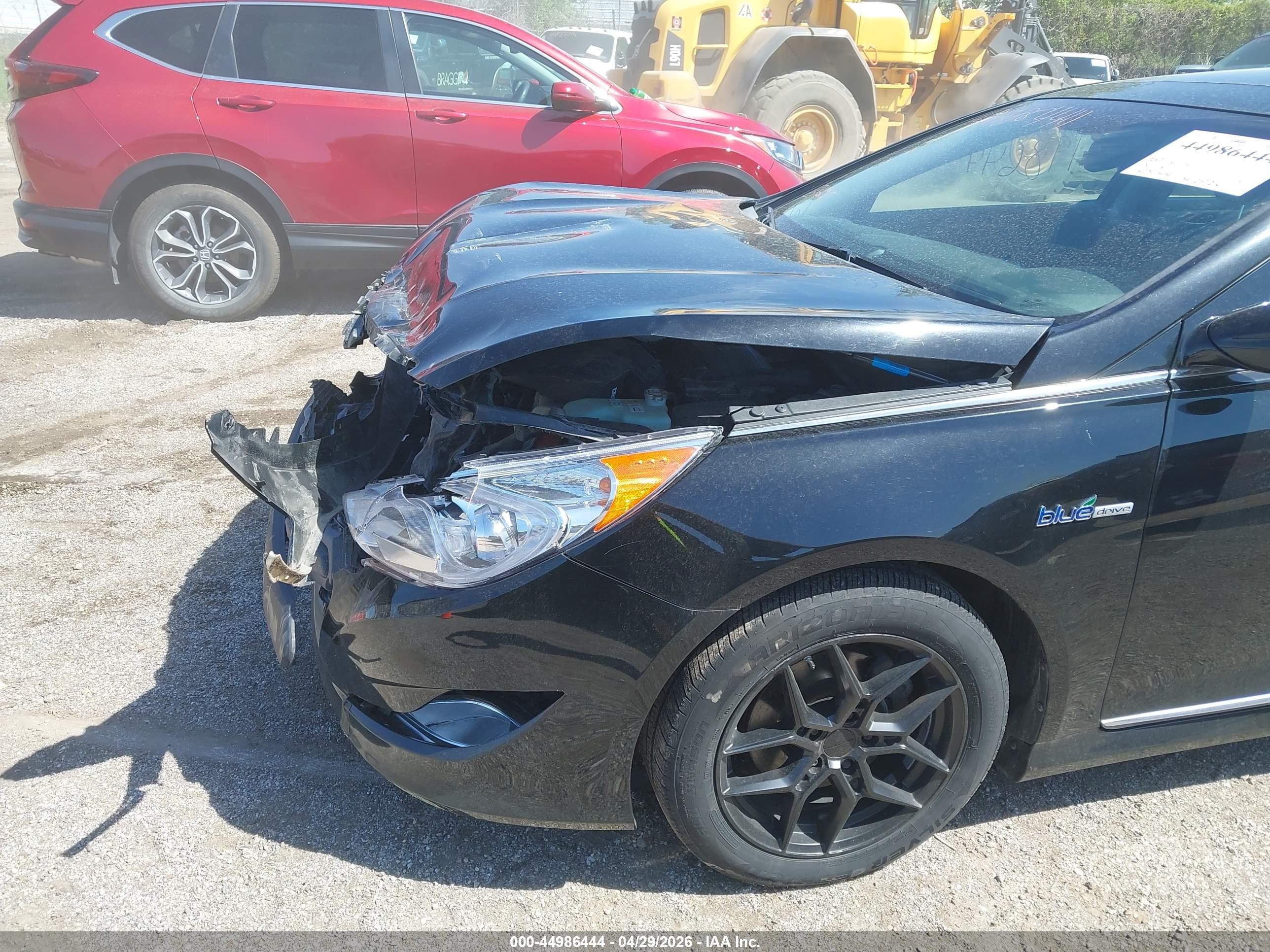 2014 Hyundai Sonata Hybrid Limited Black vin: KMHEC4A46EA111302