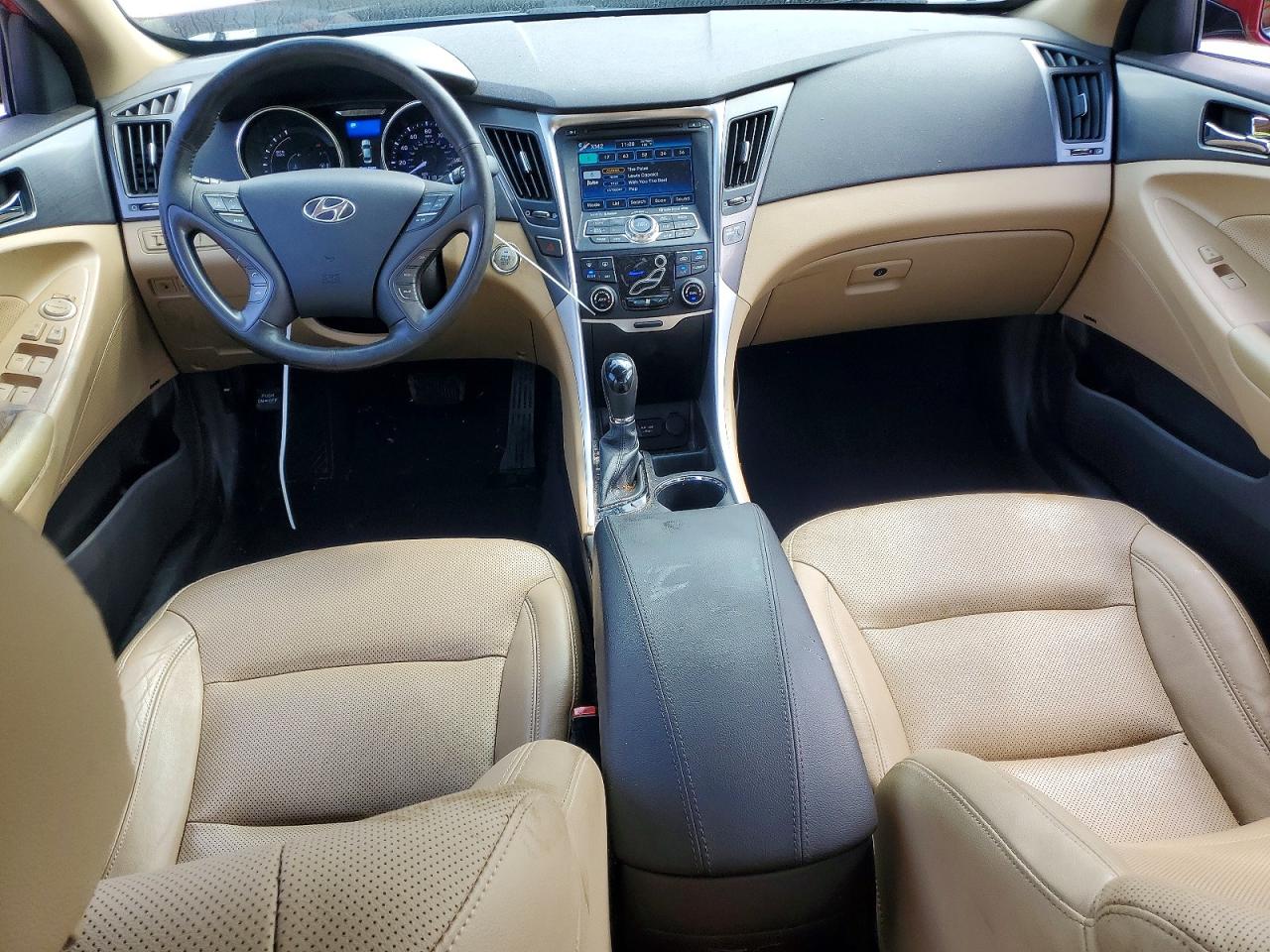 2015 Hyundai Sonata Hybrid Limited Красный vin: KMHEC4A46FA120521