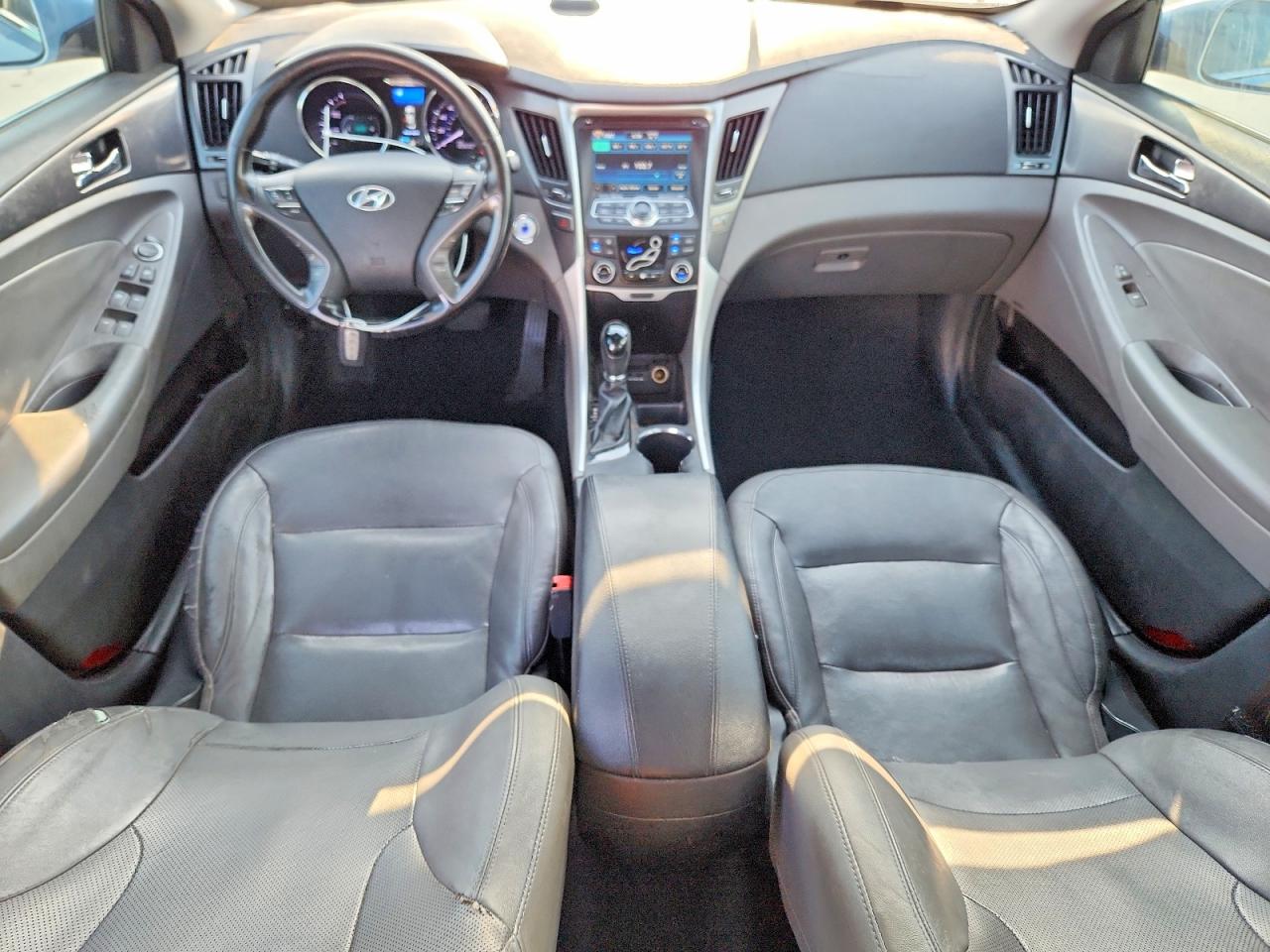 2015 Hyundai Sonata Hybrid Limited Blue vin: KMHEC4A46FA120843