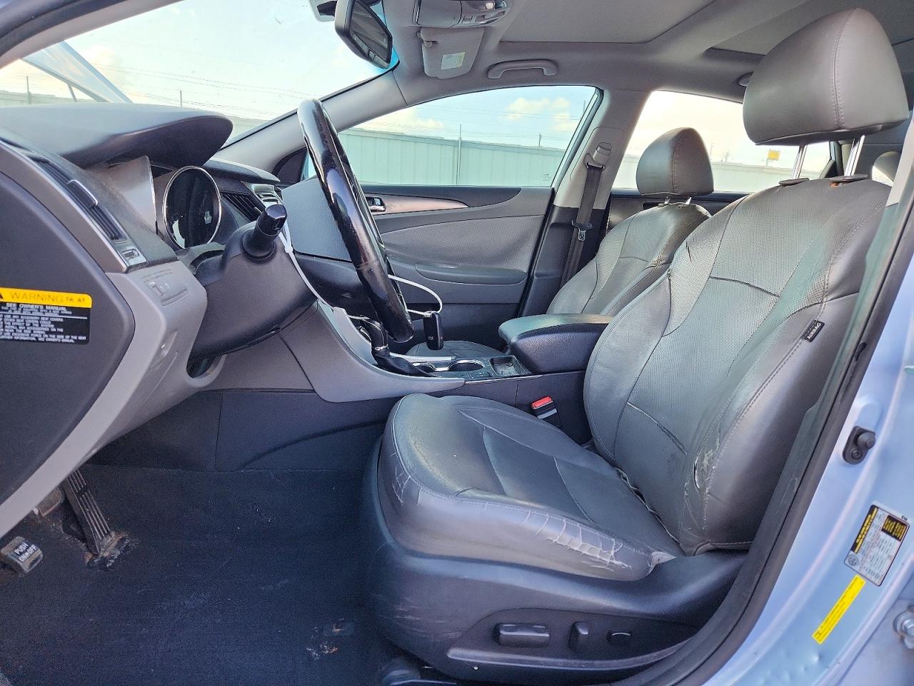 2015 Hyundai Sonata Hybrid Limited Blue vin: KMHEC4A46FA120843