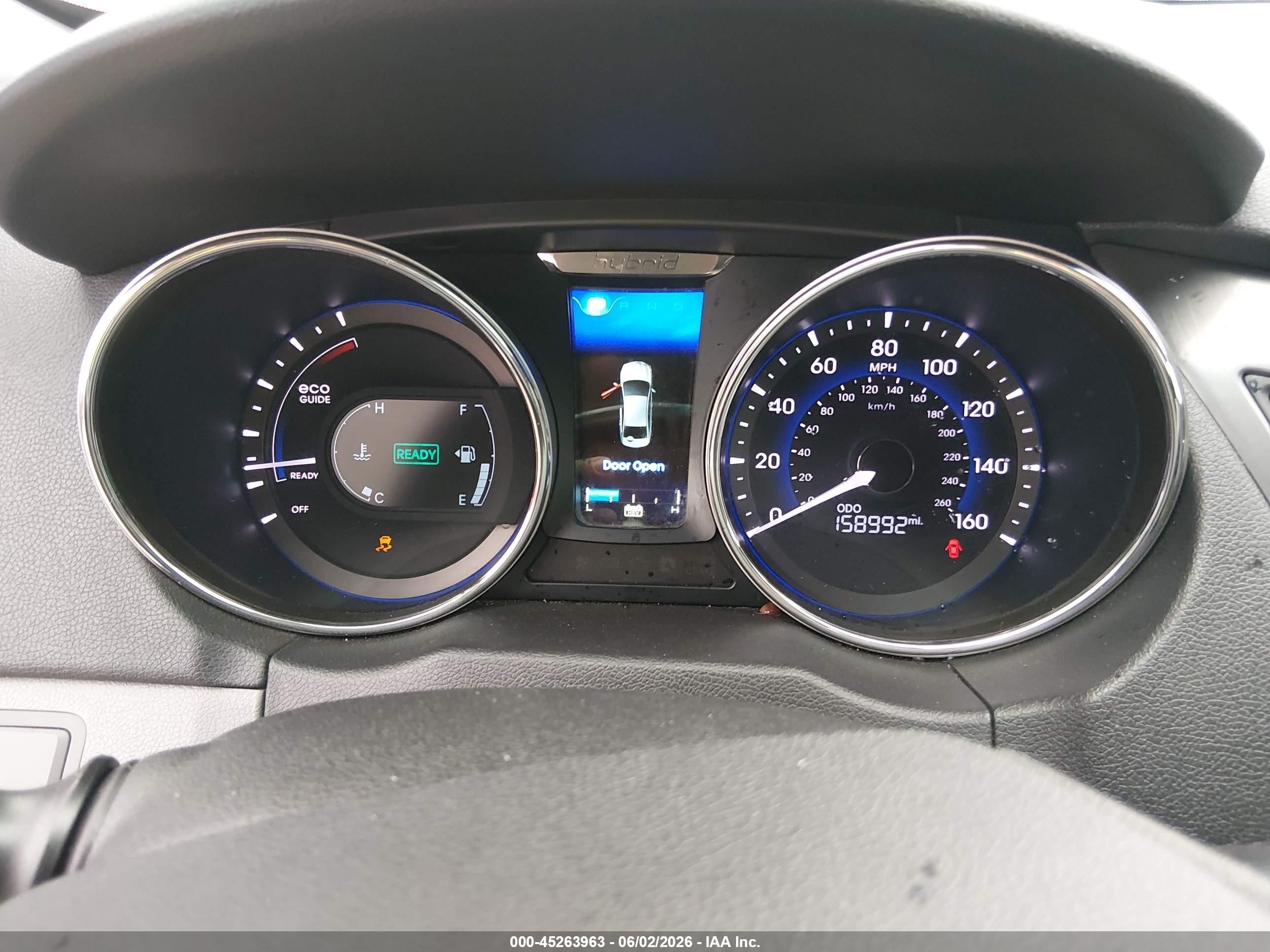 2015 Hyundai Sonata Hybrid Limited Silver vin: KMHEC4A46FA121586