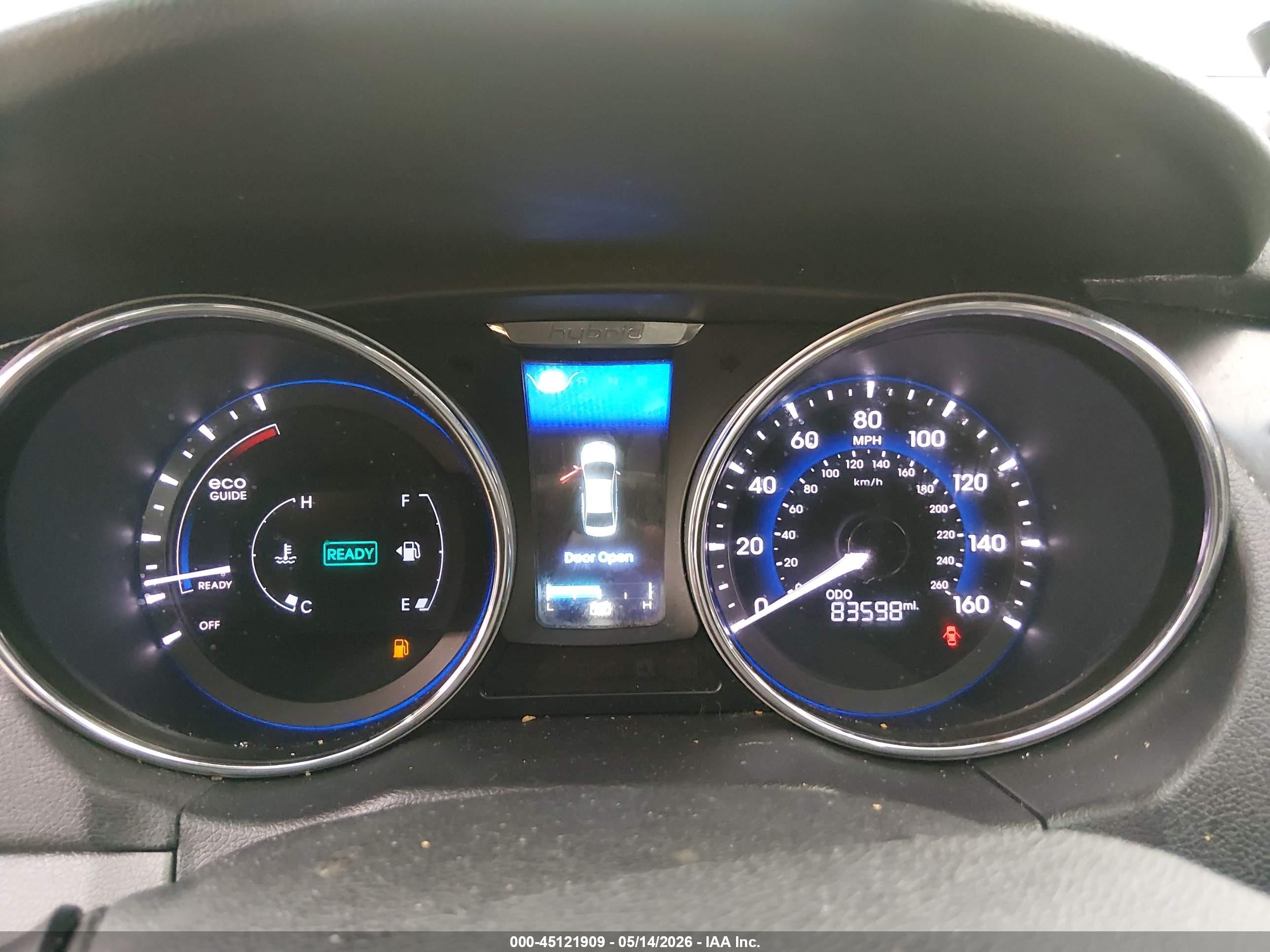2015 Hyundai Sonata Hybrid Limited Silver vin: KMHEC4A46FA123483