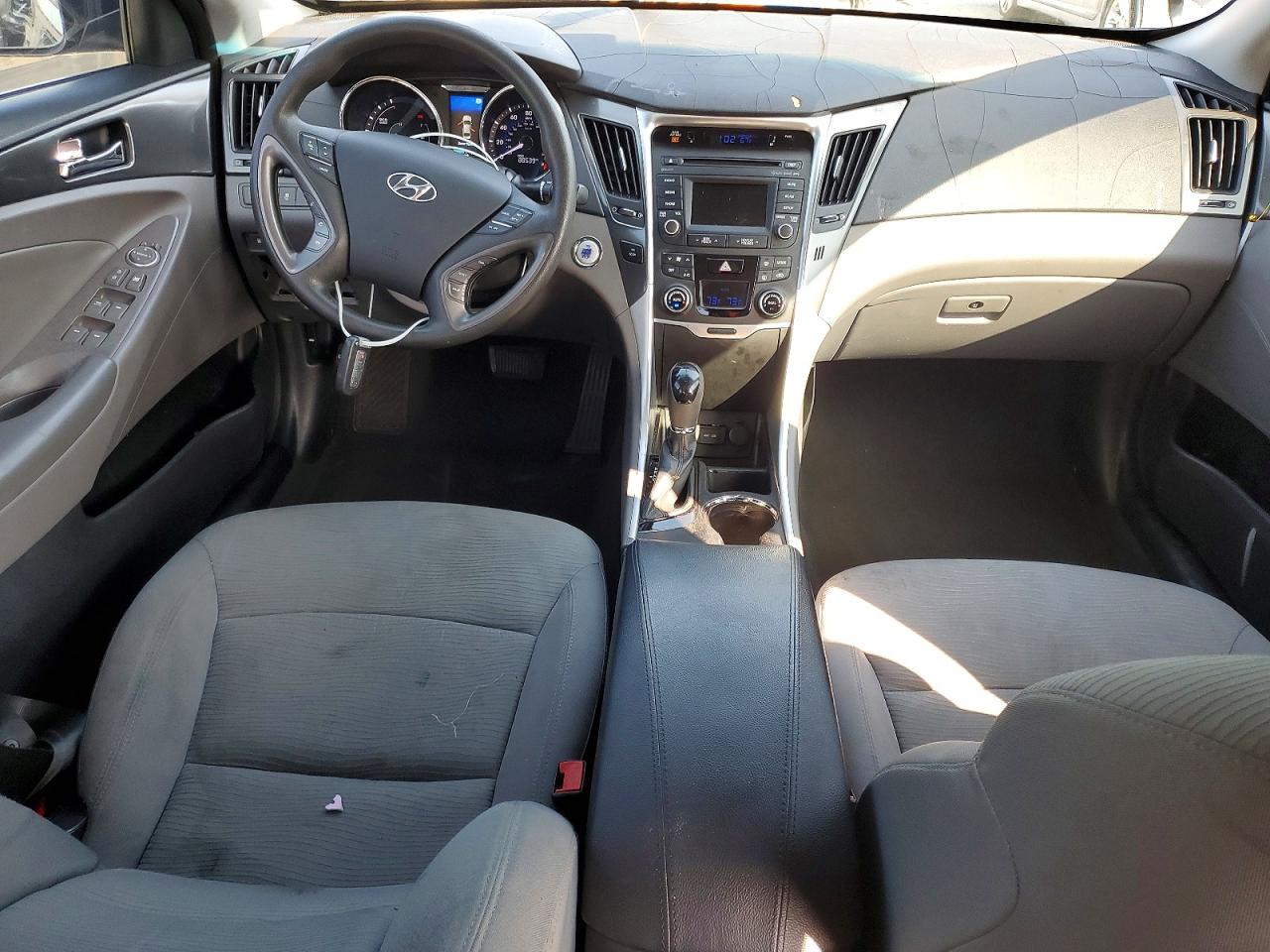 2015 Hyundai Sonata Hybrid Black vin: KMHEC4A46FA134631