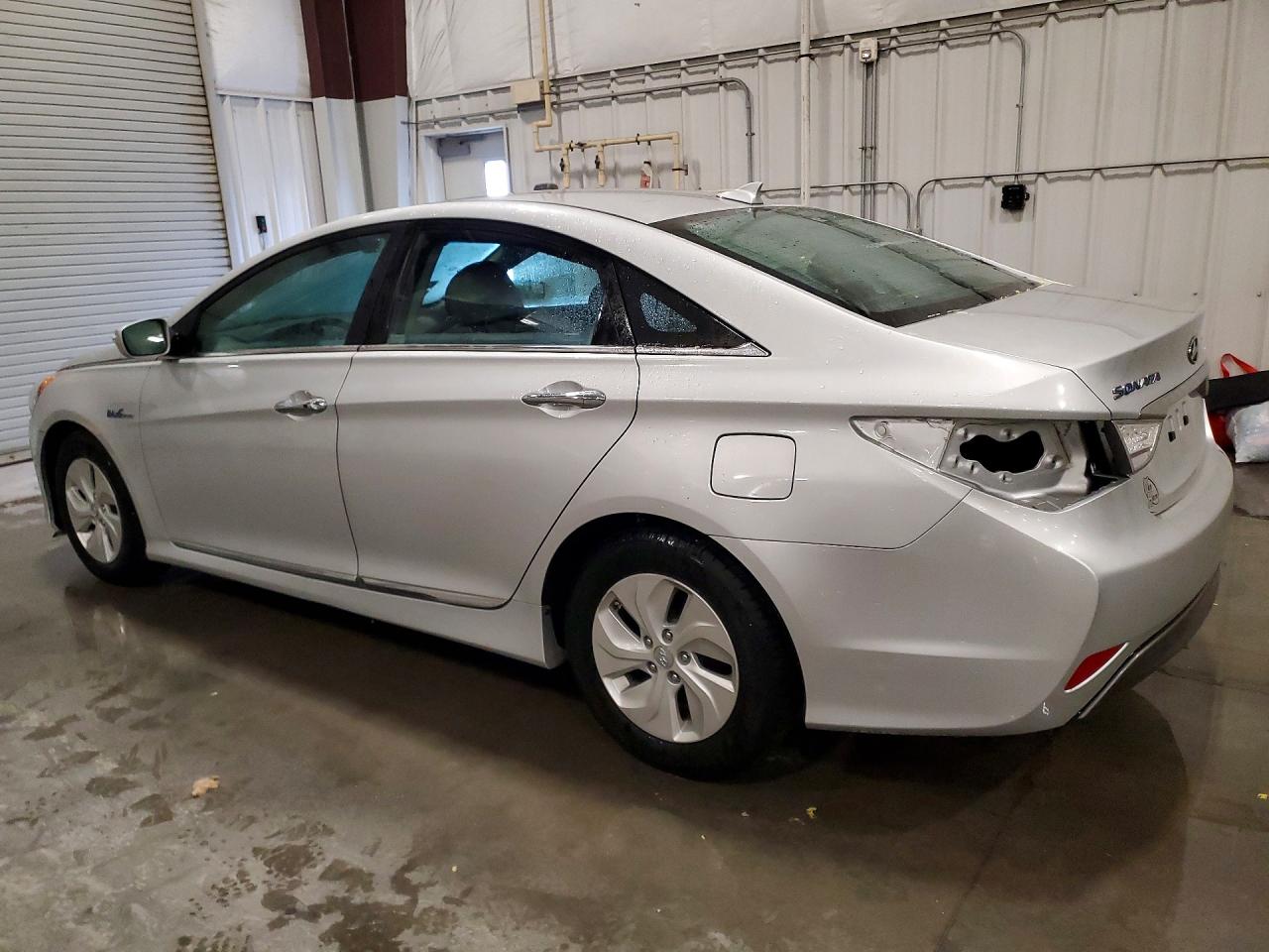 2015 Hyundai Sonata Hybrid Base Silver vin: KMHEC4A46FA139733