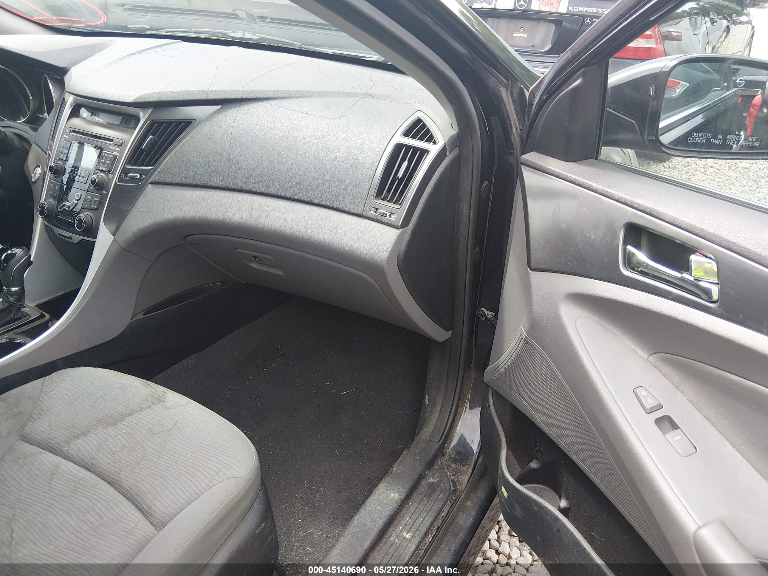 2011 Hyundai Sonata Hybrid   Черный vin: KMHEC4A47BA002049