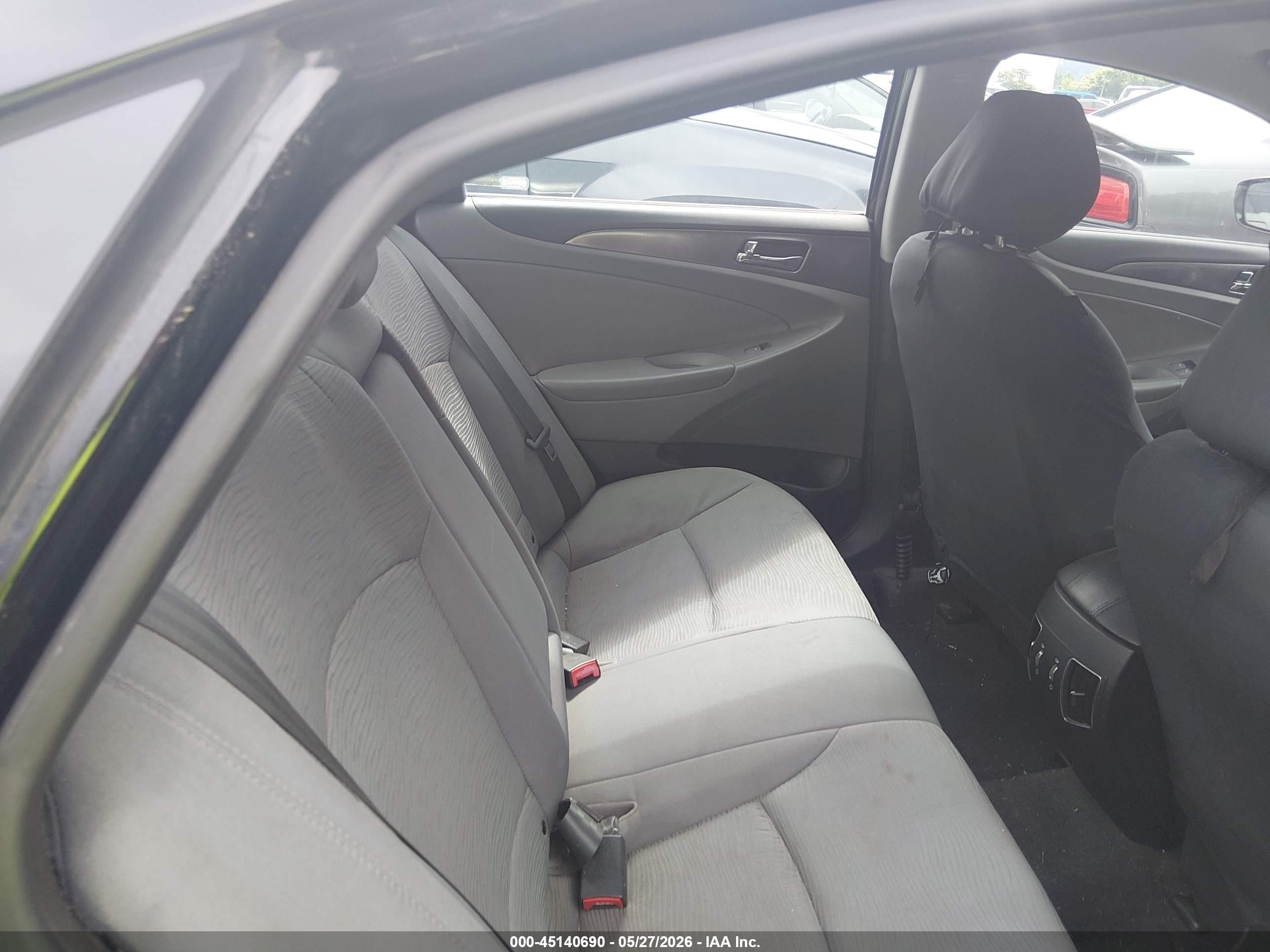2011 Hyundai Sonata Hybrid   Черный vin: KMHEC4A47BA002049