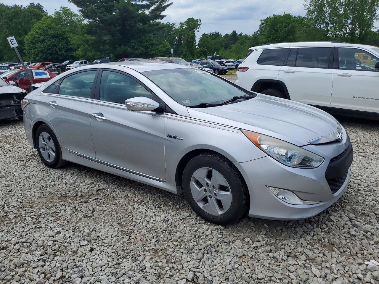 2011 Hyundai Sonata Hybrid Silver vin: KMHEC4A47BA005985