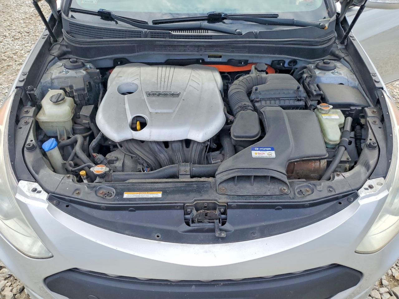 2011 Hyundai Sonata Hybrid Silver vin: KMHEC4A47BA005985