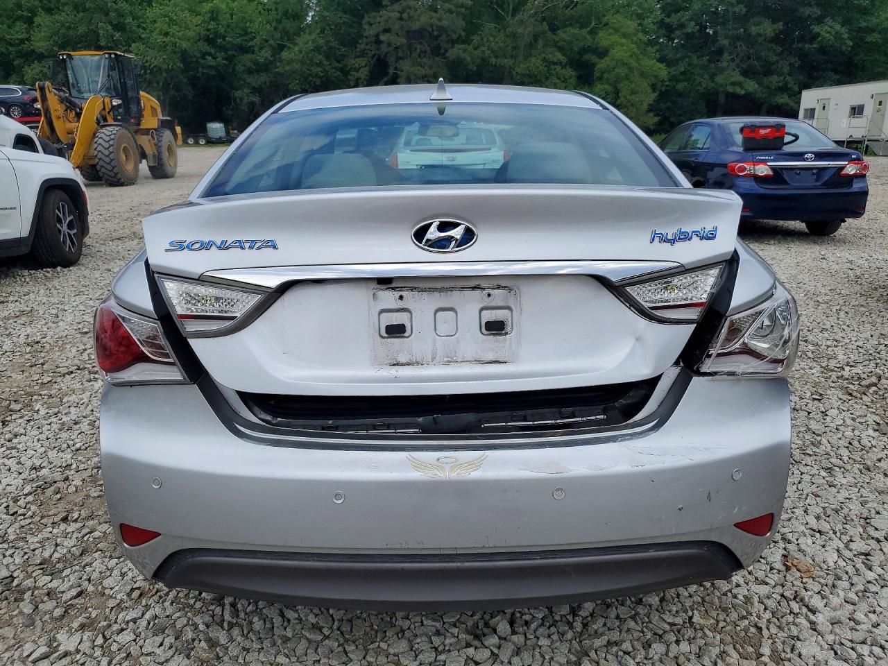 2011 Hyundai Sonata Hybrid Silver vin: KMHEC4A47BA005985