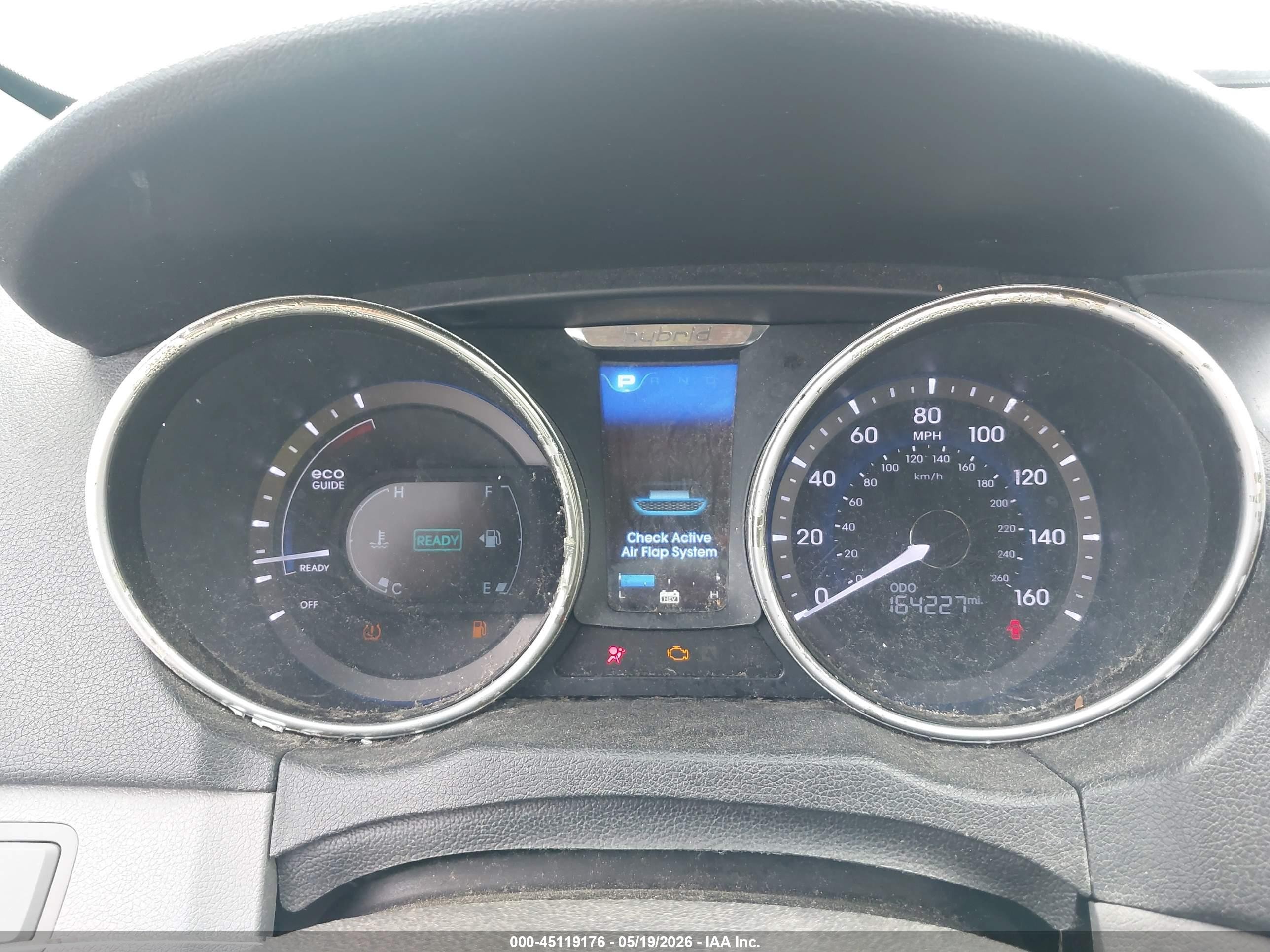 2011 Hyundai Sonata Hybrid   Black vin: KMHEC4A47BA018364