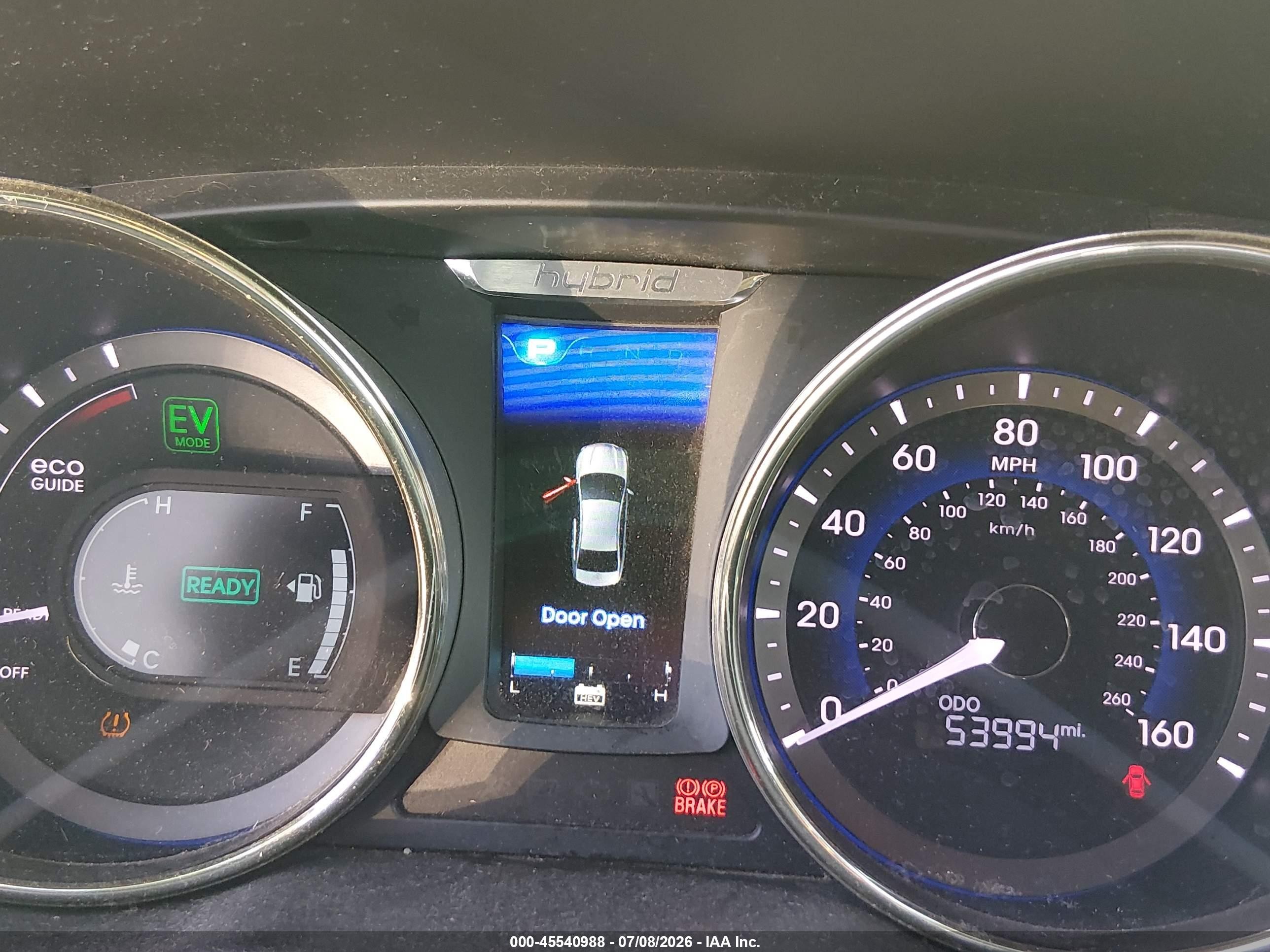 2012 Hyundai Sonata Hybrid   White vin: KMHEC4A47CA019984