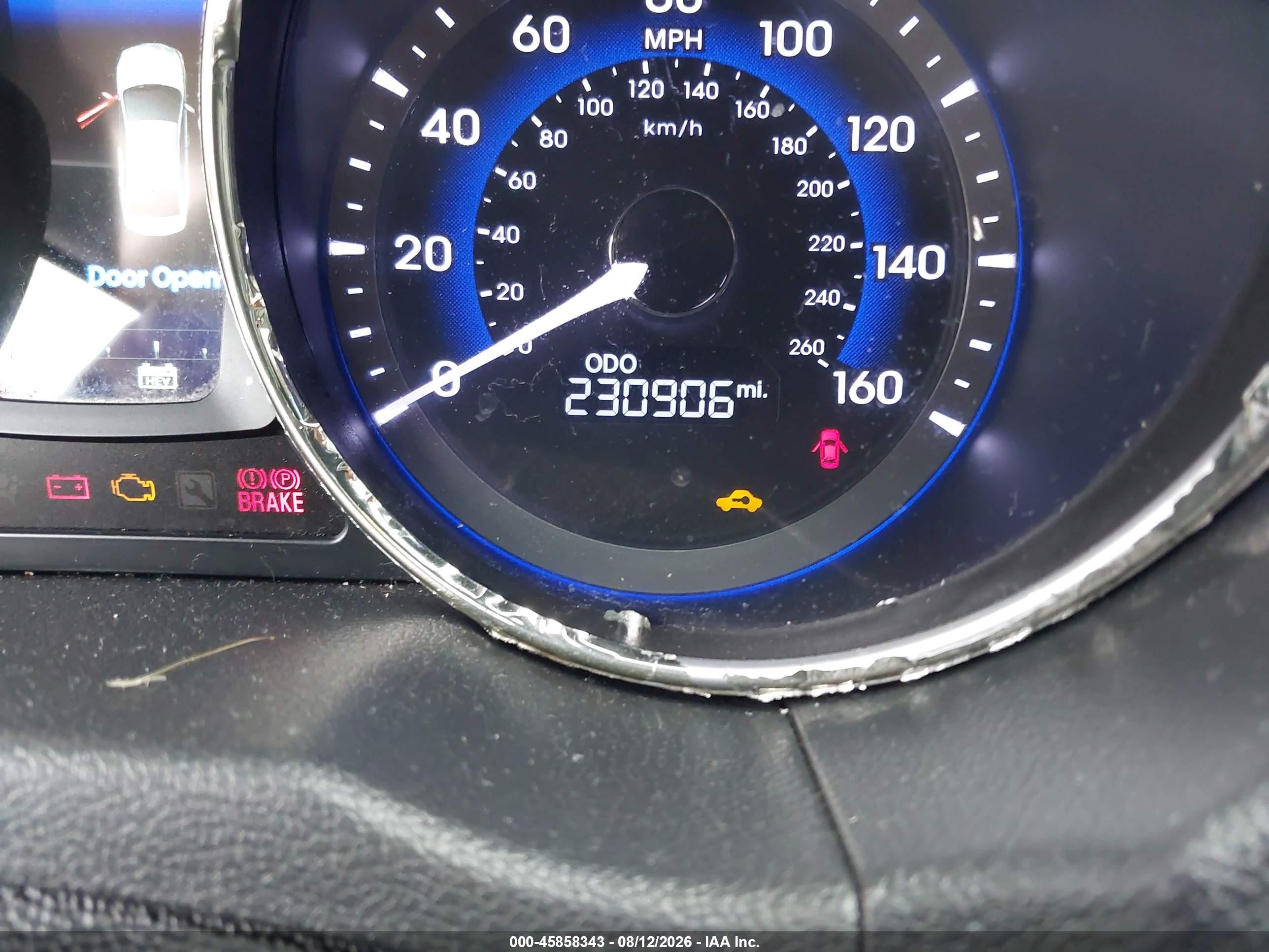 2012 Hyundai Sonata Hybrid   Gray vin: KMHEC4A47CA025462