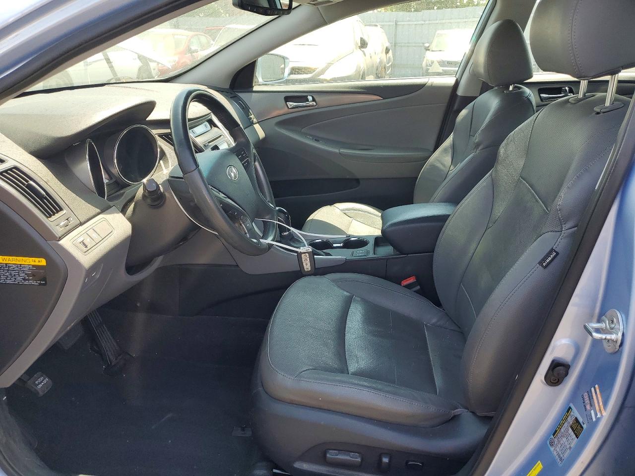 2012 Hyundai Sonata Hybrid Blue vin: KMHEC4A47CA034727