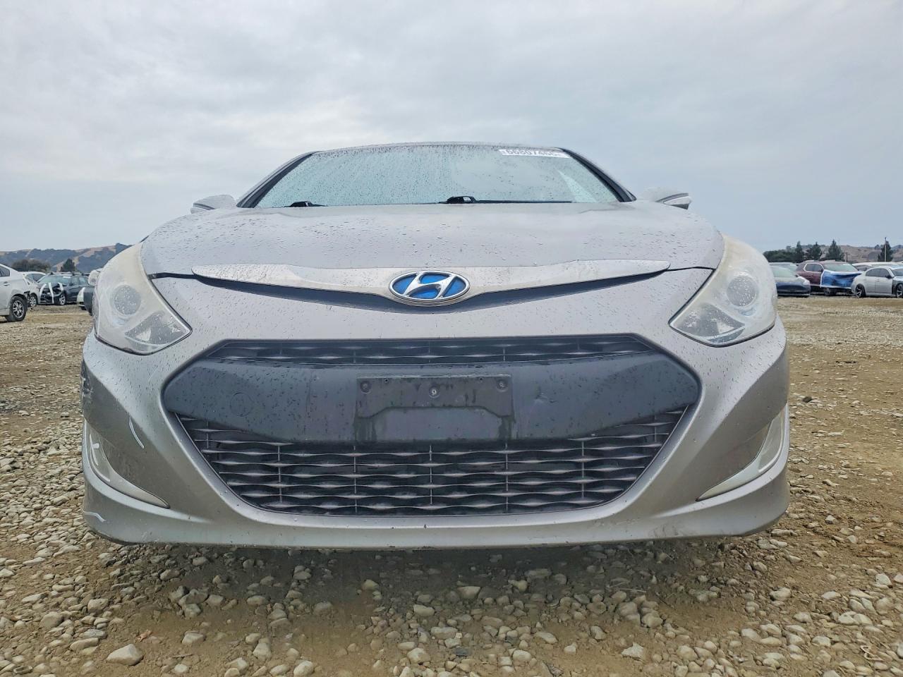 2012 Hyundai Sonata Hybrid Gray vin: KMHEC4A47CA054329