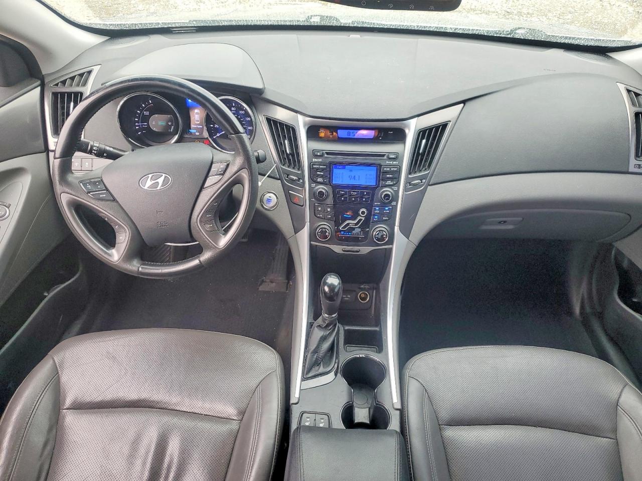 2012 Hyundai Sonata Hybrid Gray vin: KMHEC4A47CA054329