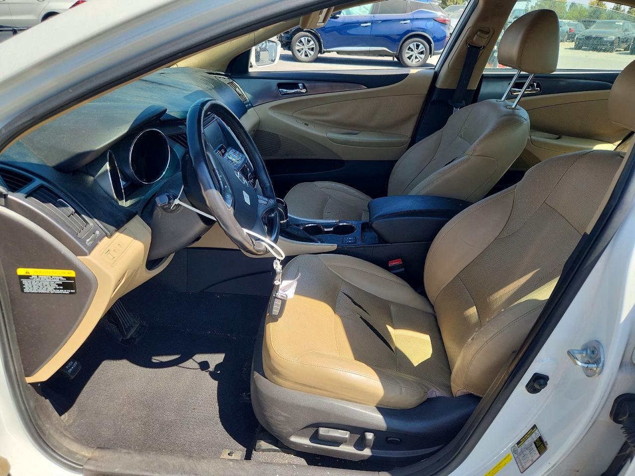 2013 Hyundai Sonata Hybrid White vin: KMHEC4A47DA067115