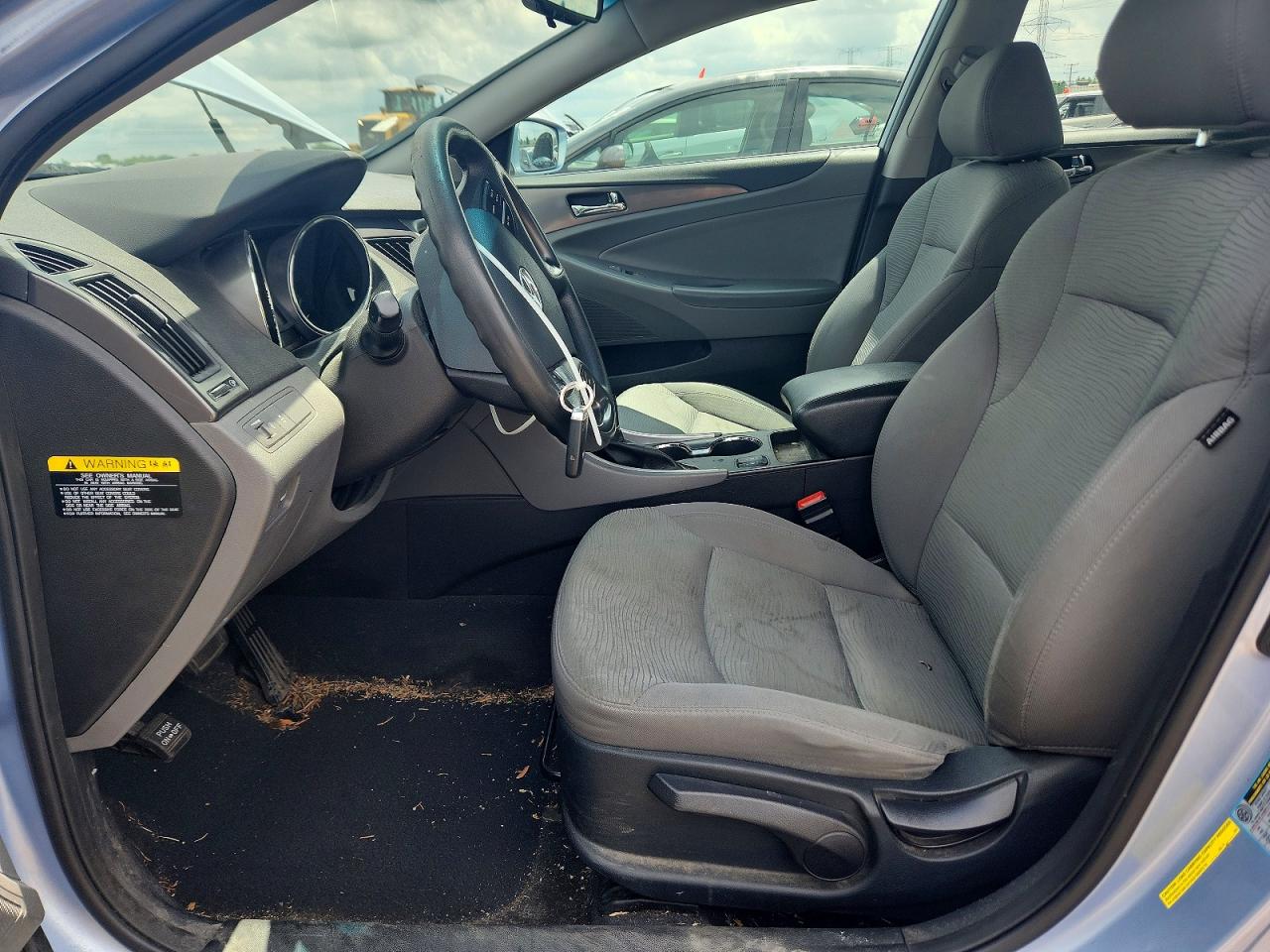 2013 Hyundai Sonata Hybrid Blue vin: KMHEC4A47DA069656