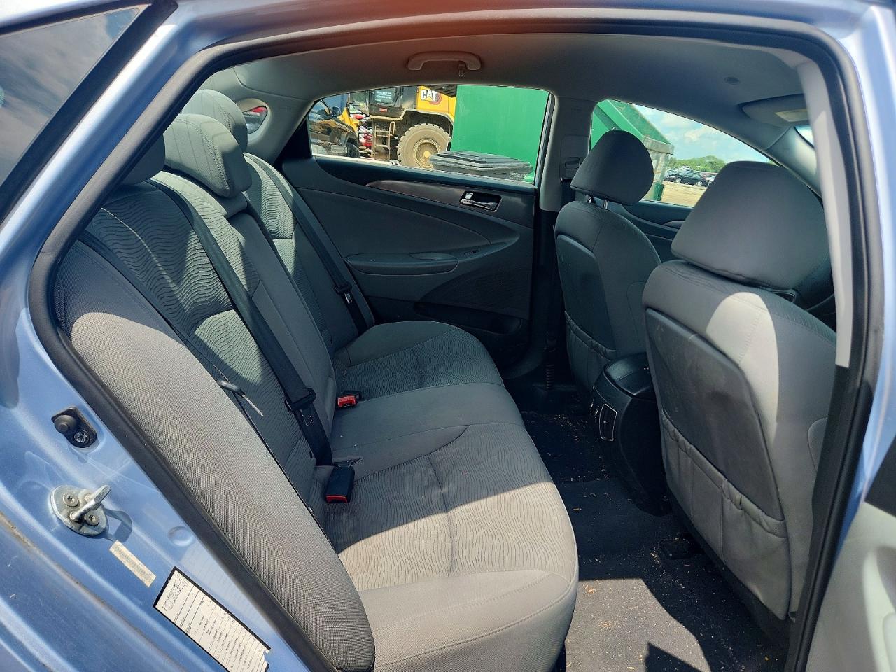 2013 Hyundai Sonata Hybrid Blue vin: KMHEC4A47DA069656